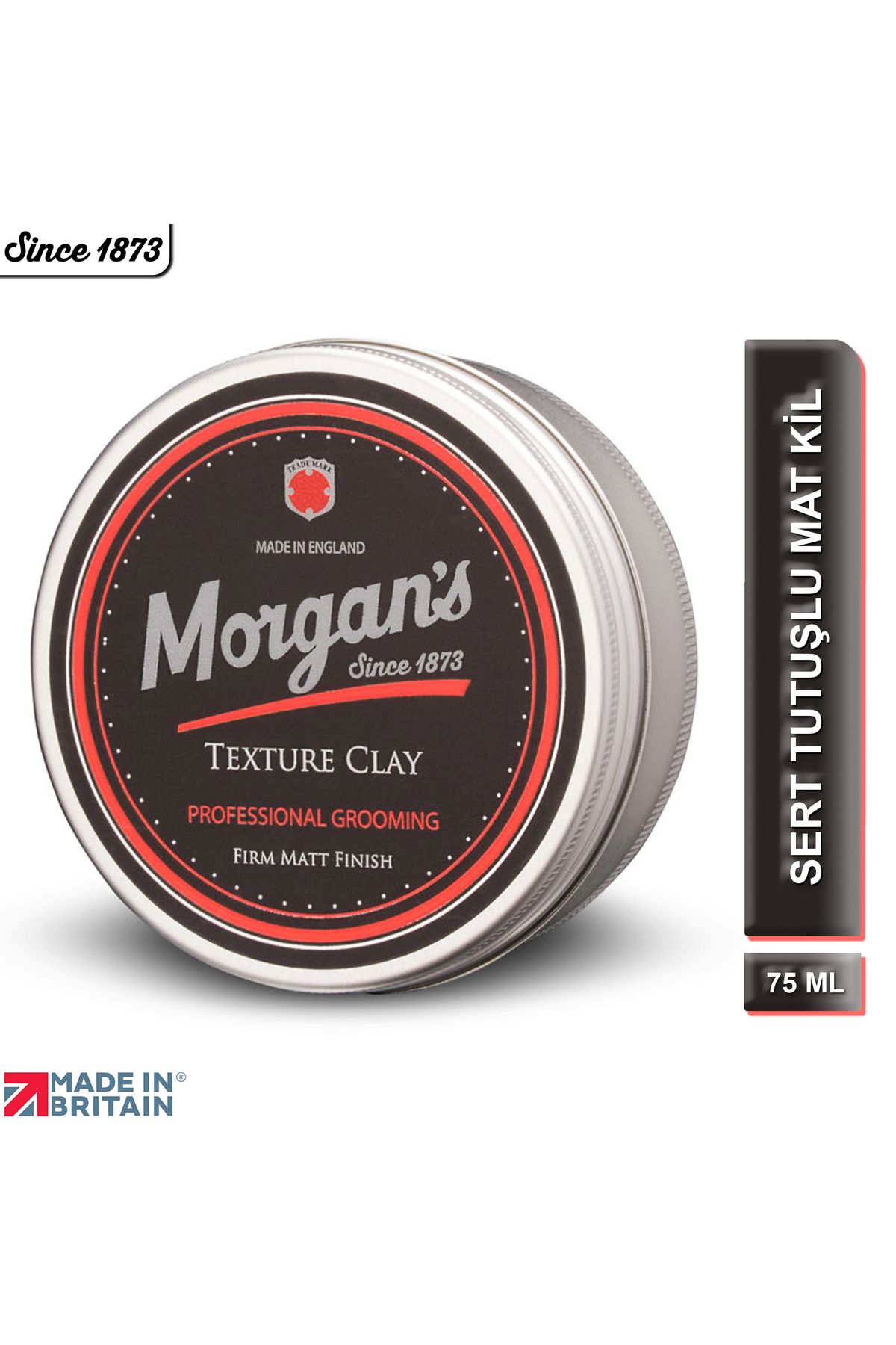 Morgan's Pomade Morgan's Texture Clay Firm Matt Finish - Doku Veren Sert Saç Şekillendirme Kili 75 ml