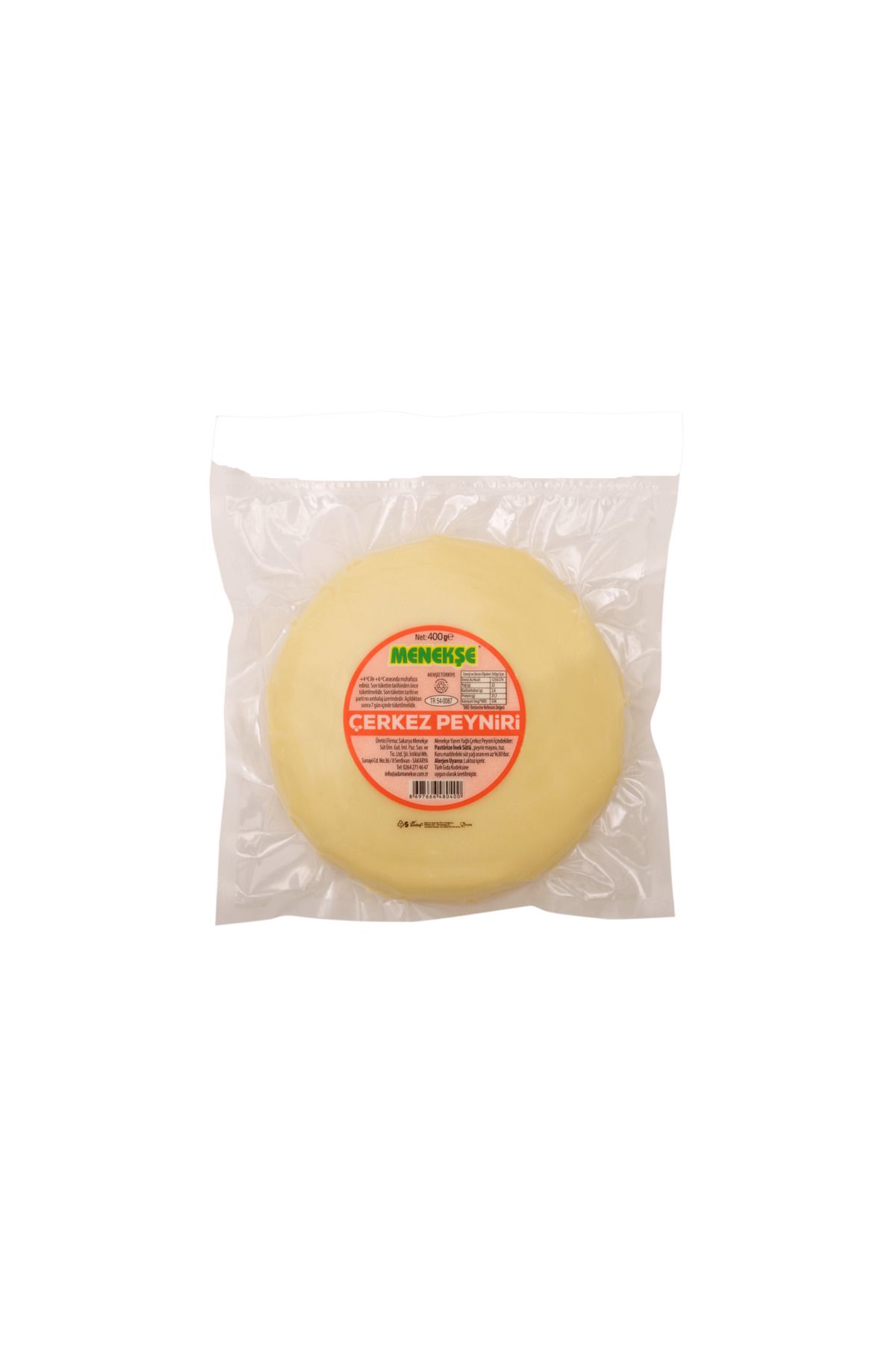 Menekşe Yarım Yağlı Çerkez Peyniri(400 gr.)