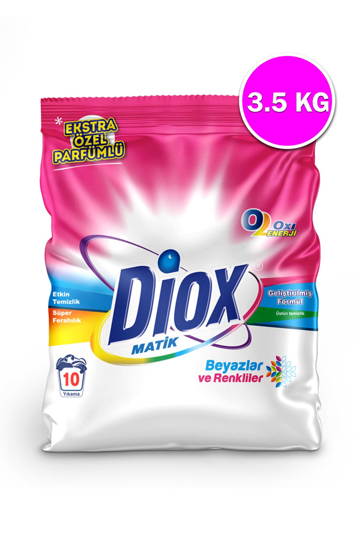 Diox Otomatik yıkama tozu beyazlar ve renklıler - 3500g