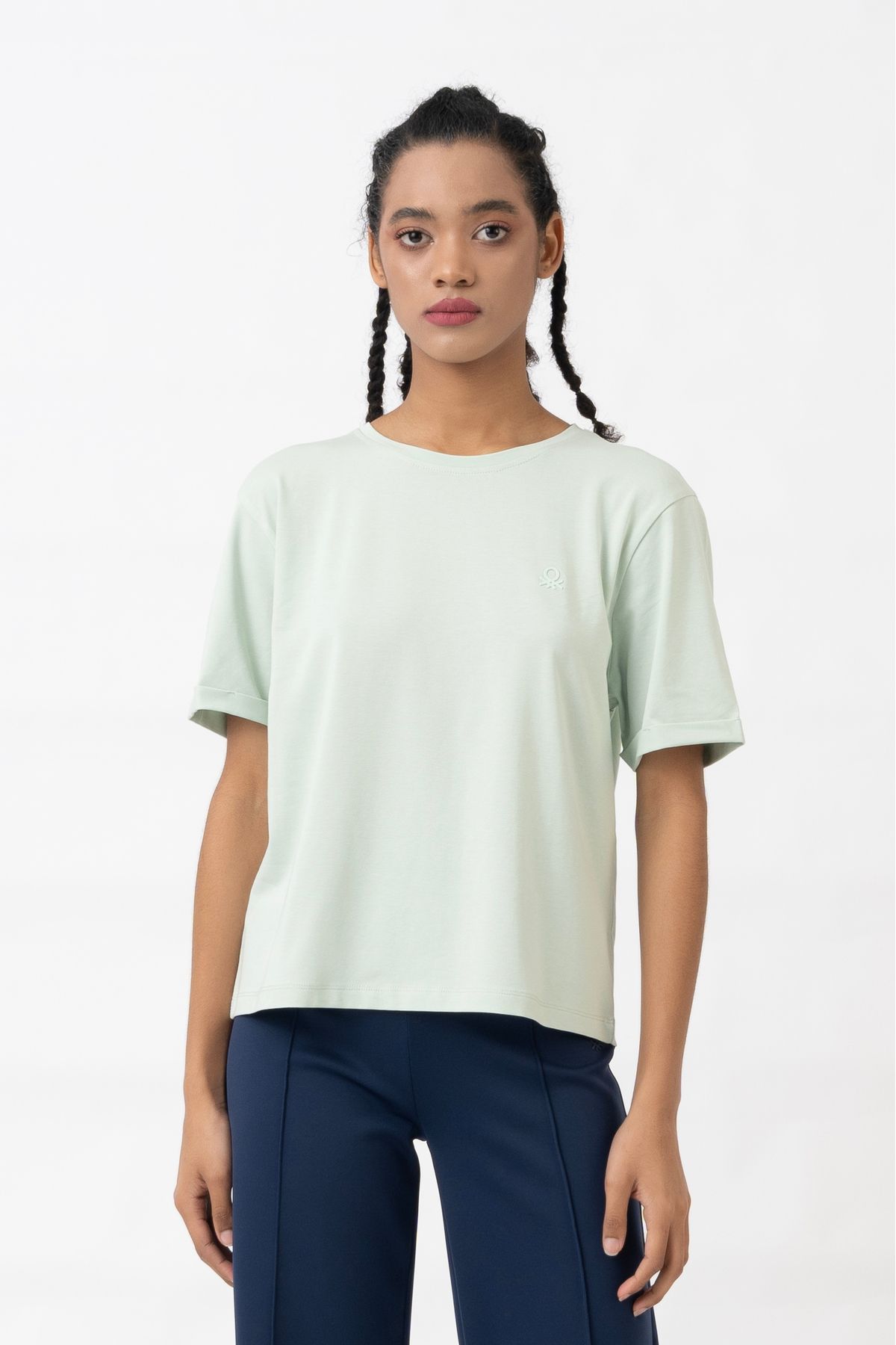 United Colors of Benetton Kadın T-Shirt BNT-W21034