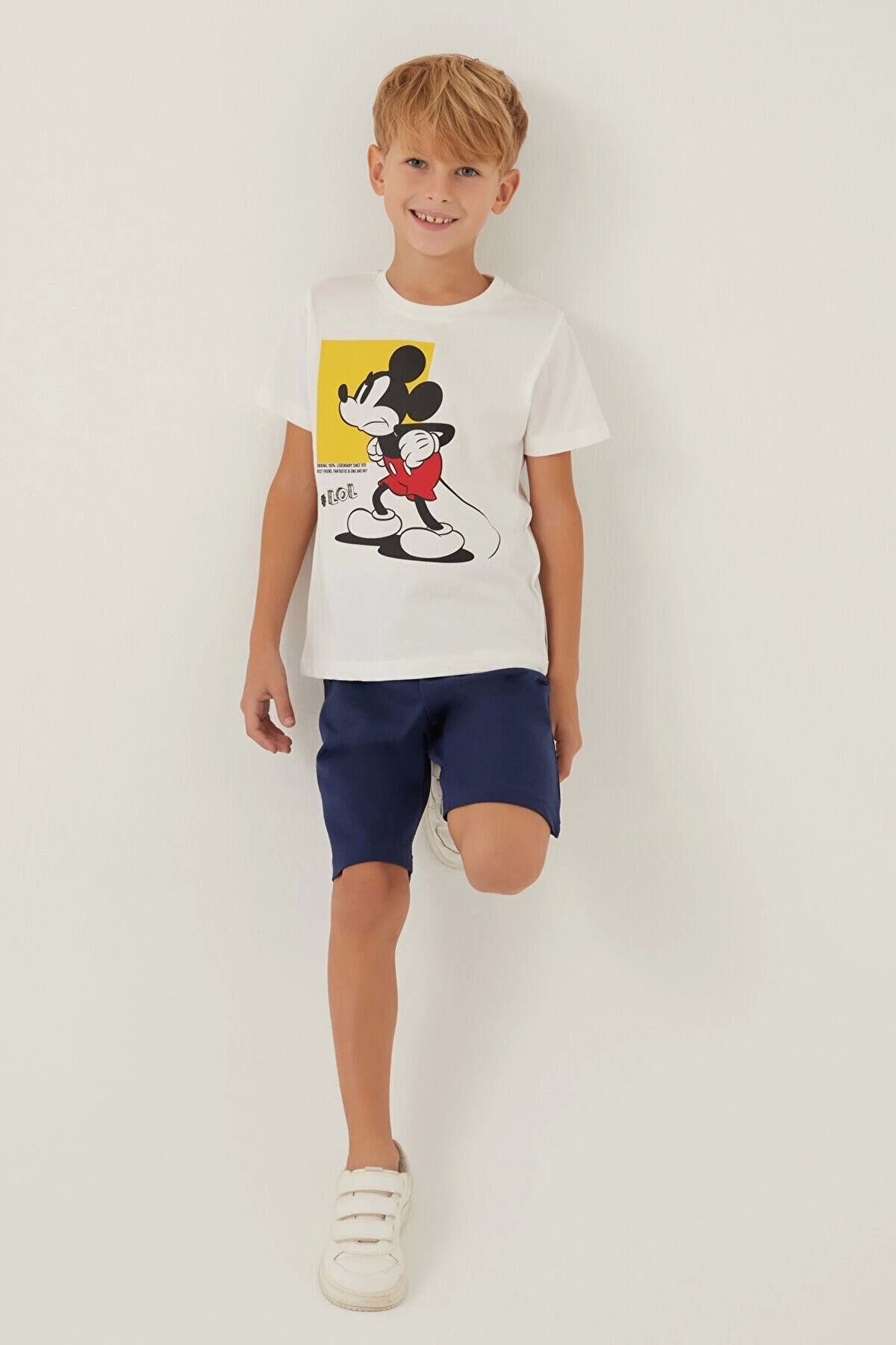 Mickey Mouse Erkek Çocuk Bermuda Takım
