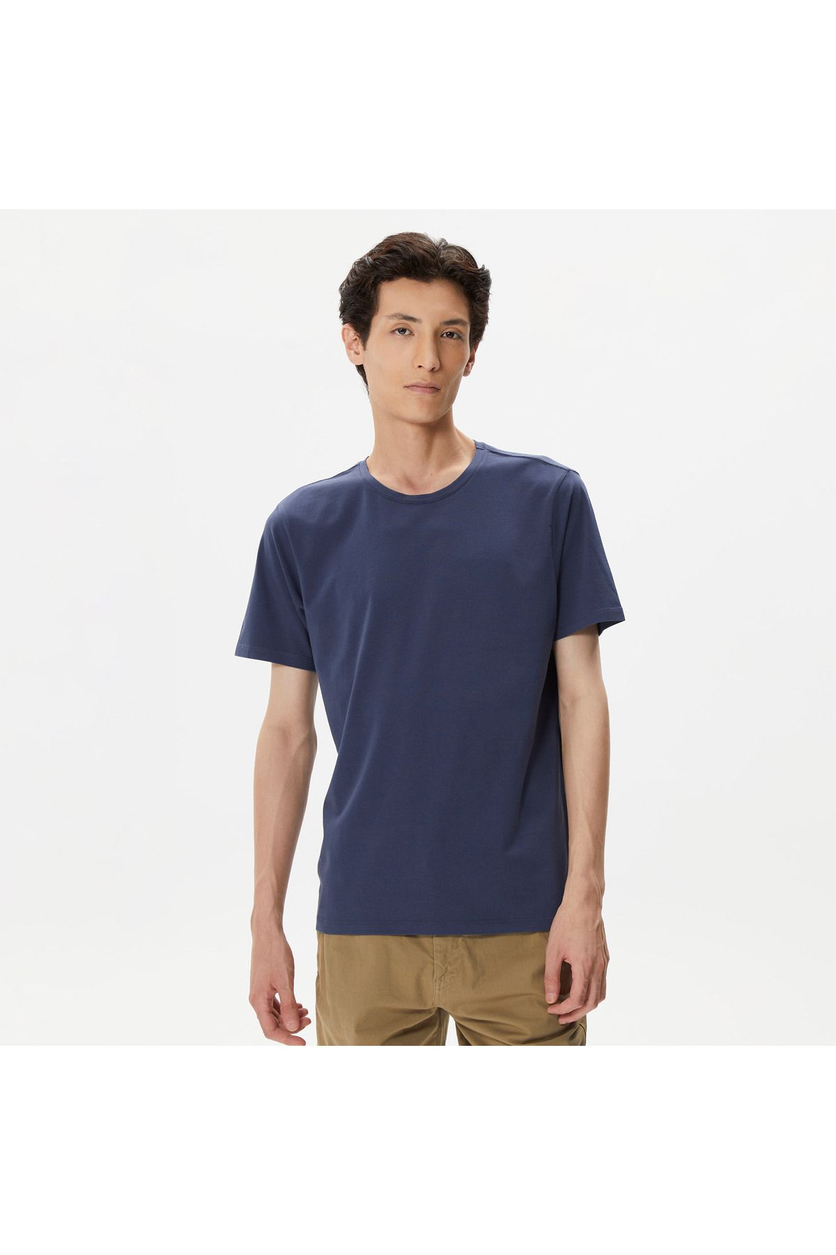 Superfly Basic Erkek Lacivert Günlük T-shirt
