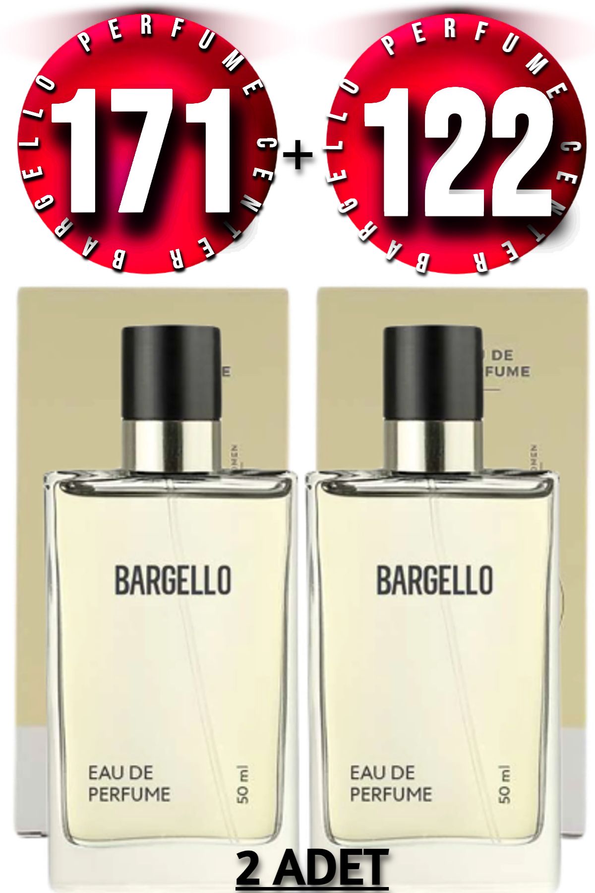Bargello 171 Kadın Parfüm Floral 50 ml Edp 122 Kadın Parfüm Oriental 50 ml Edp 2 Adet Ürün