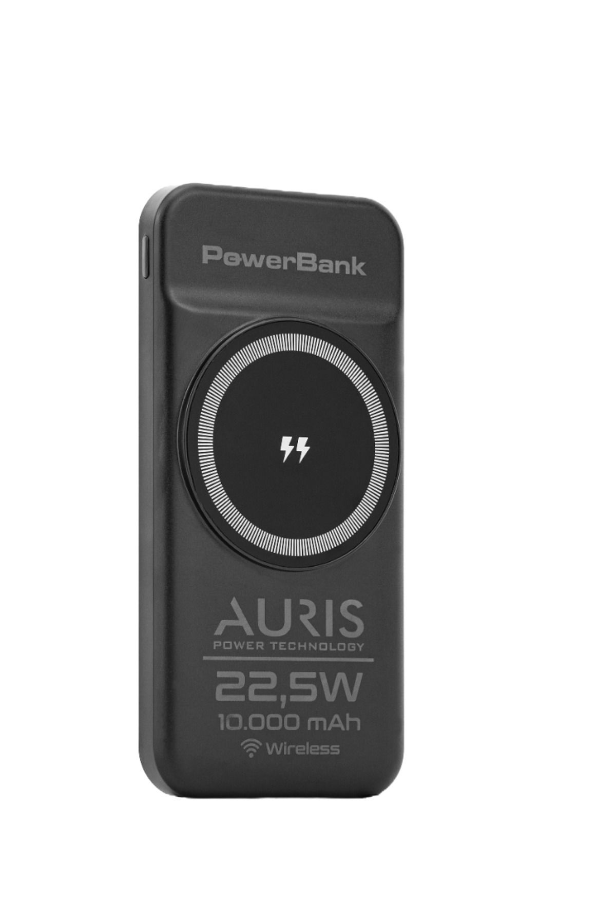 Auris Powerbank 10.000 Mah PD 22. 5W  Hızlı Şarj  TypeC Kablolu USB Port Wireless Taşınabilir Şarj Cihazı
