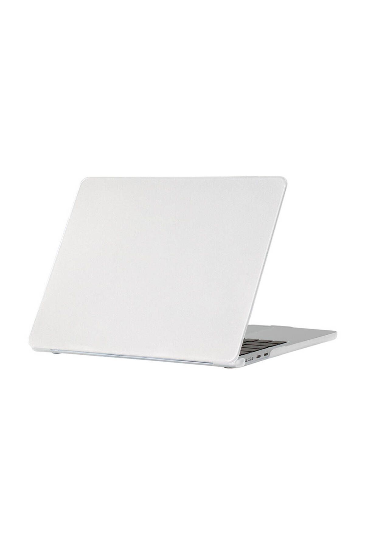 UnDePlus Apple Macbook Air 13.6" 2024 M3 M2 A3113 A2681 Kılıf Premium İnce PC Mat Bottom Kapak