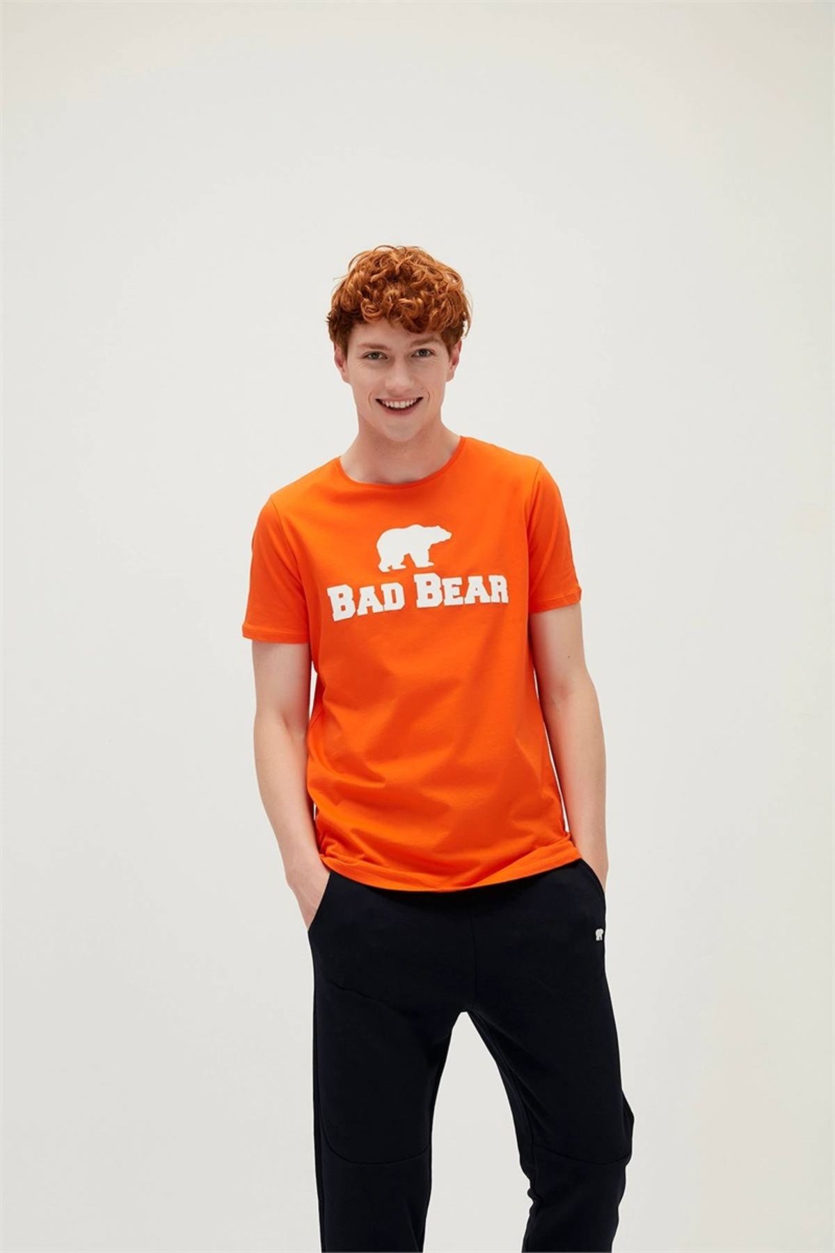 Bad Bear Tee Erkek T-shirt 19.01.07.002 Orange