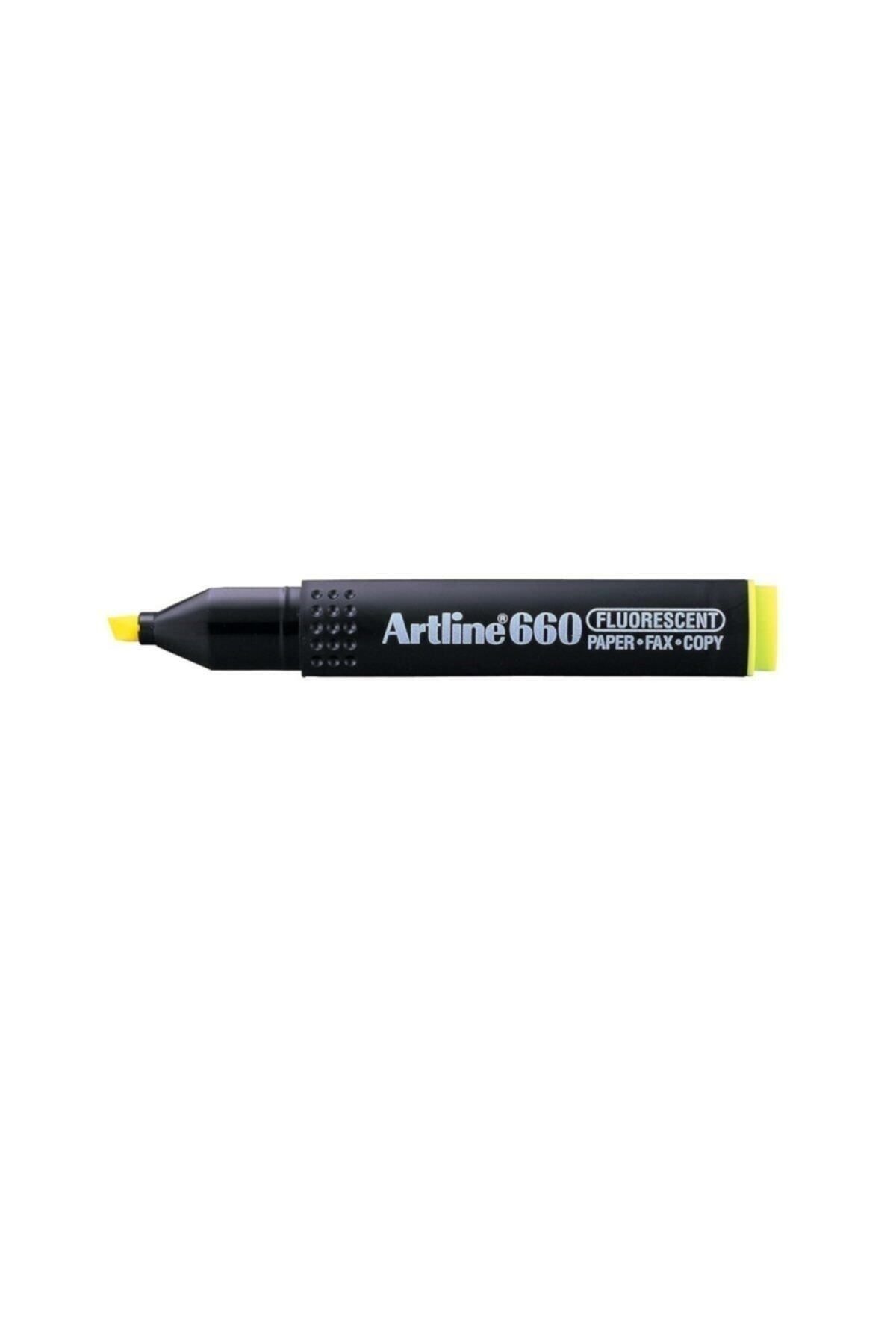 artline Ek-660 Sarı Fosforlu Kalem