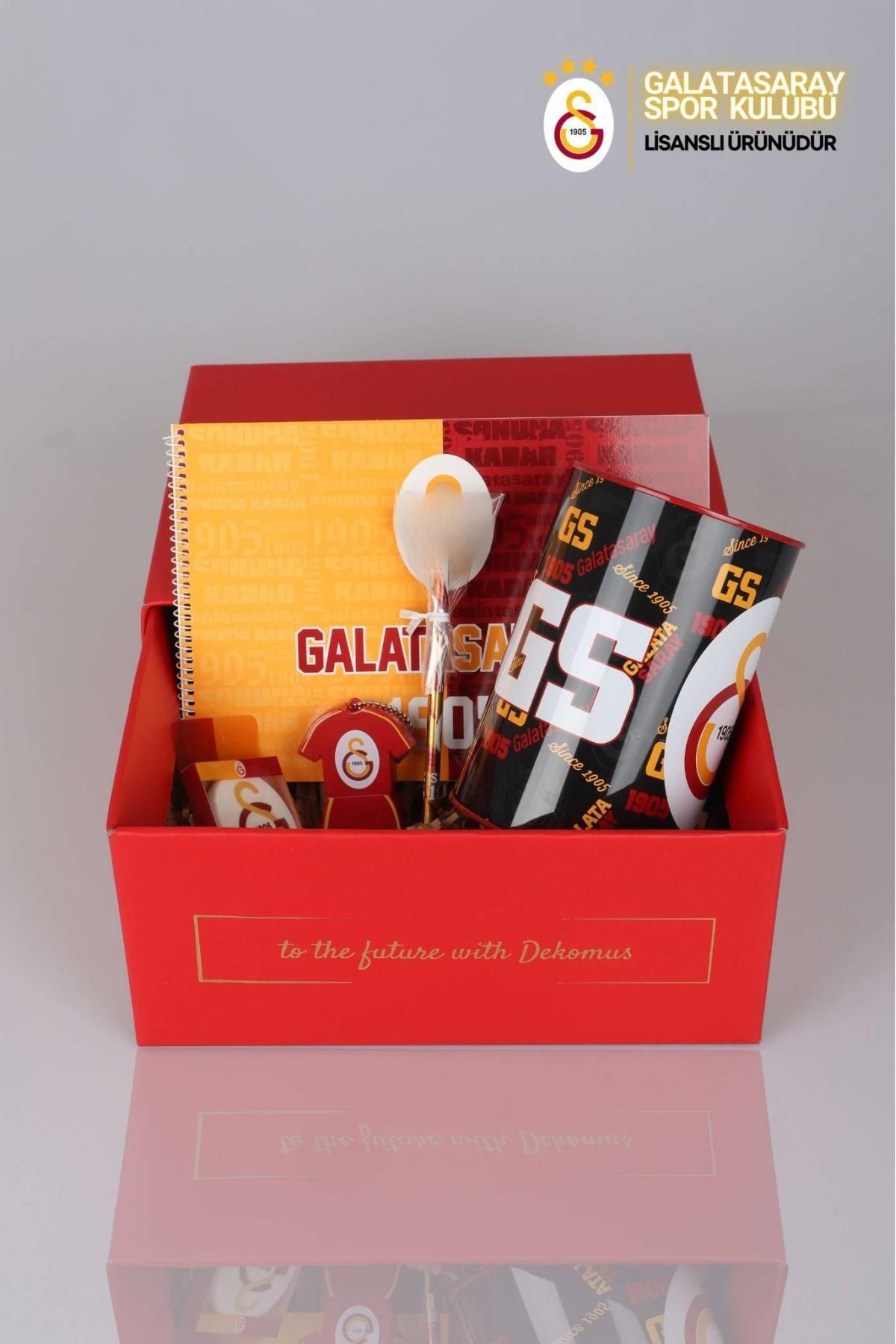 Galatasaray Dekomus Gıft Box Özel Kutulu Lisanslı Kırtasiye Seti