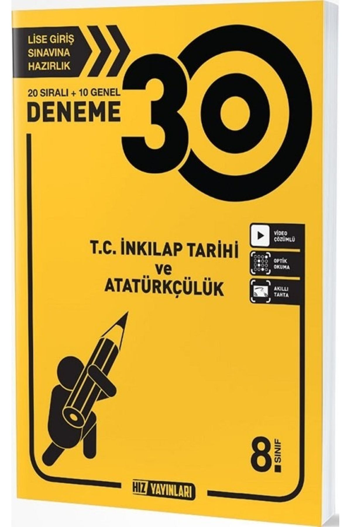 Hız Yayınları Hız Yayınları 8. Sınıf Tc Inkılap Tarihi Ve Atatürkçülük 30 Deneme Hız Yayınları Sürpriz Hediye