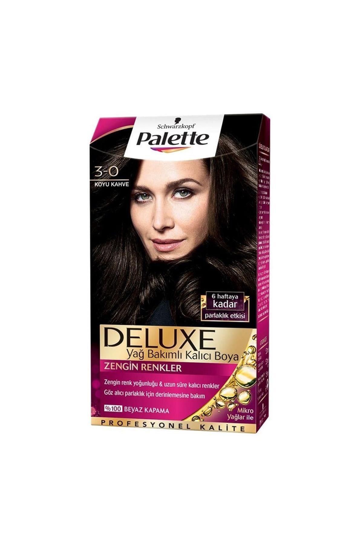 Palette Deluxe Saç Boyası No: 3.0 Koyu Kahve
