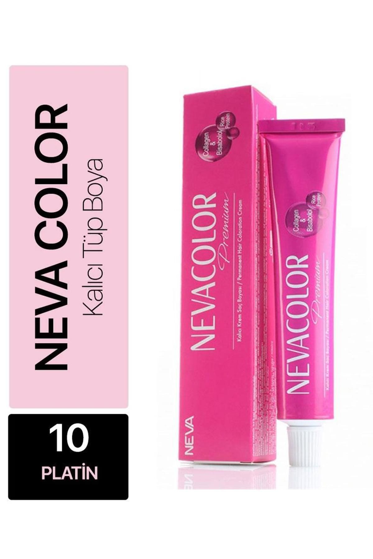 Neva Color Nevacolor Tüp Saç Boyası No: 10 Platin