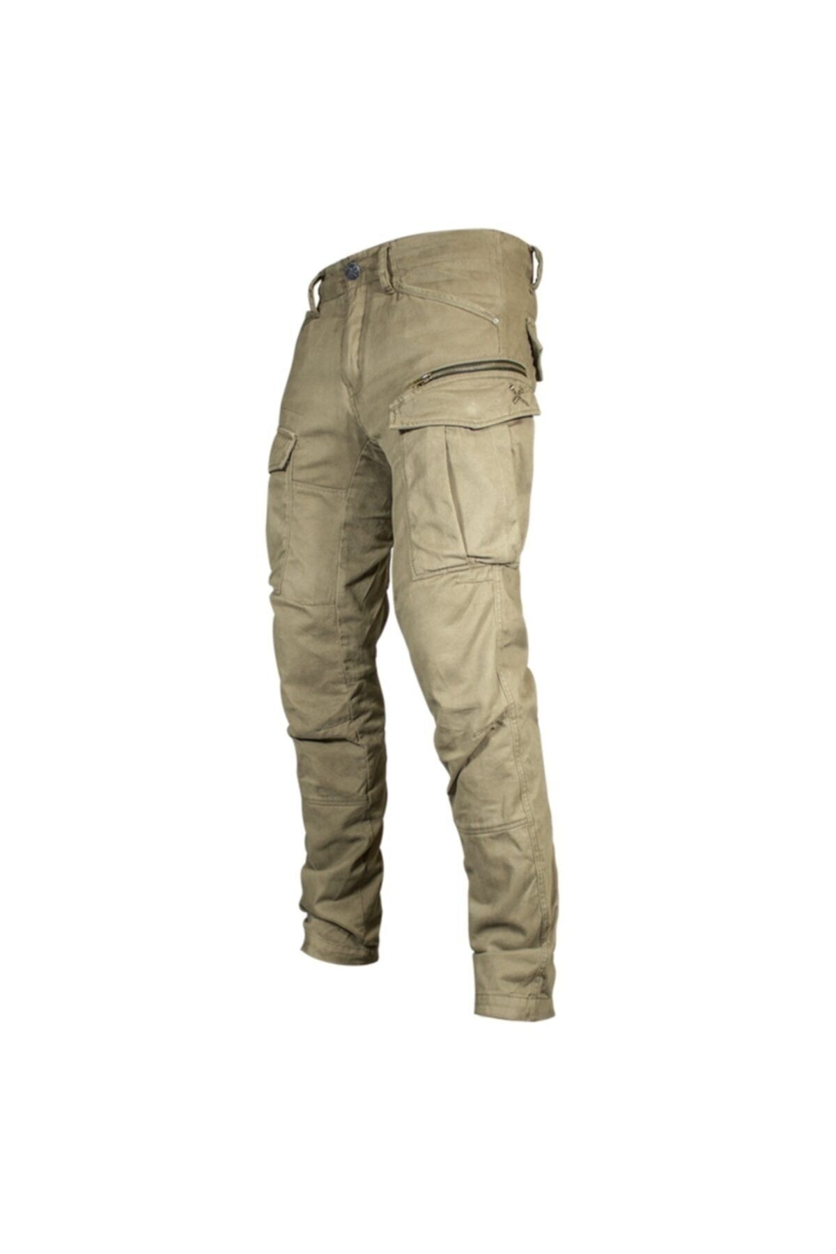 Tech90 Unisex Bej Jeans Motosiklet Pantolonu John Doe Kevlar Jdc5004