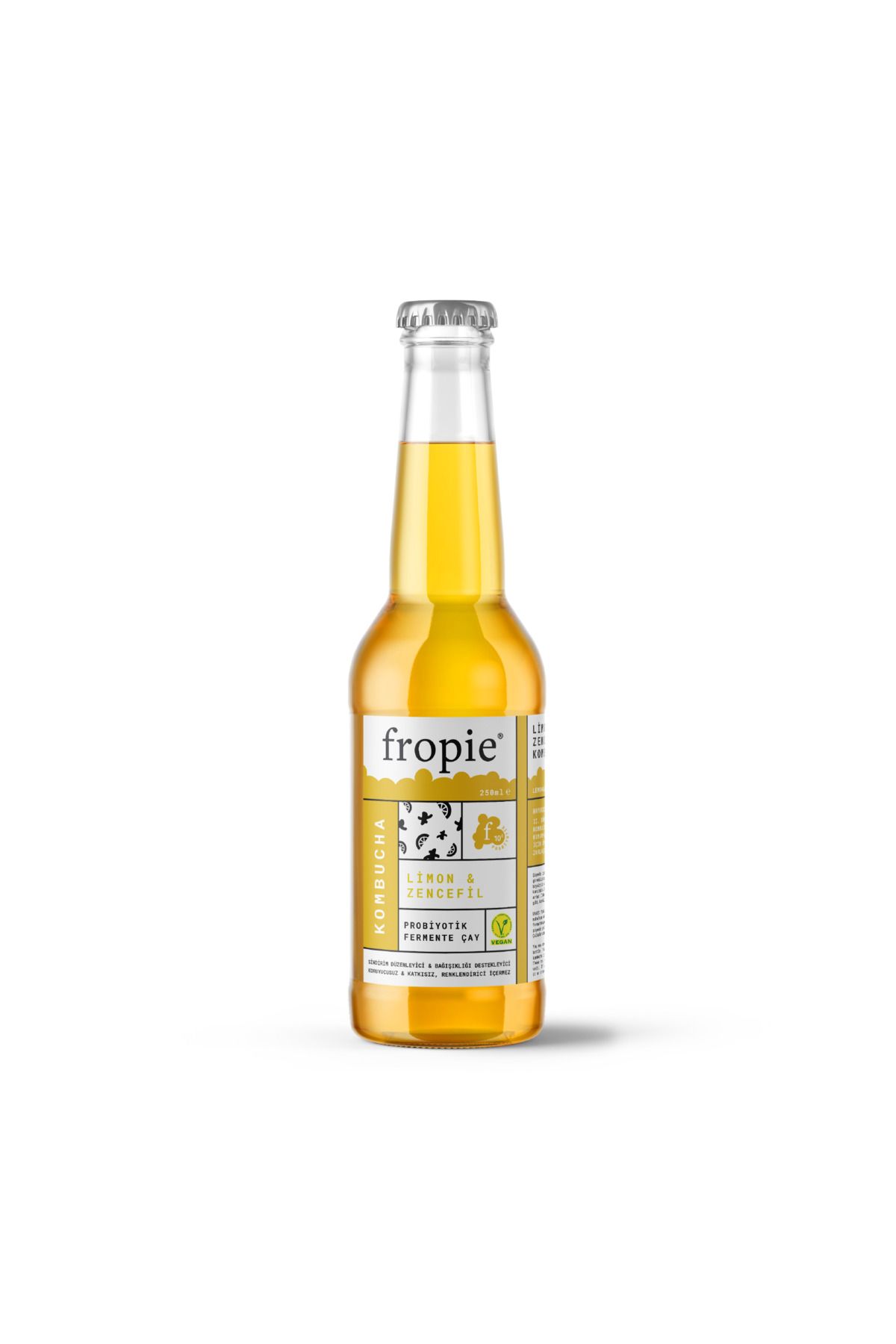 FROPİE Limon & Zencefilli Probiyotik Kombucha X 250 ml