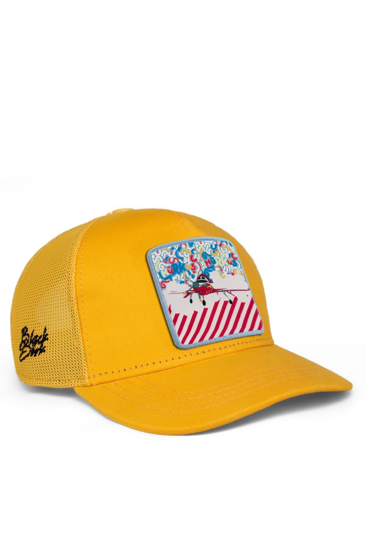 BlackBörk V1 Trucker Karnaval Hürkuş Lisanlı Sarı Çocuk Şapka