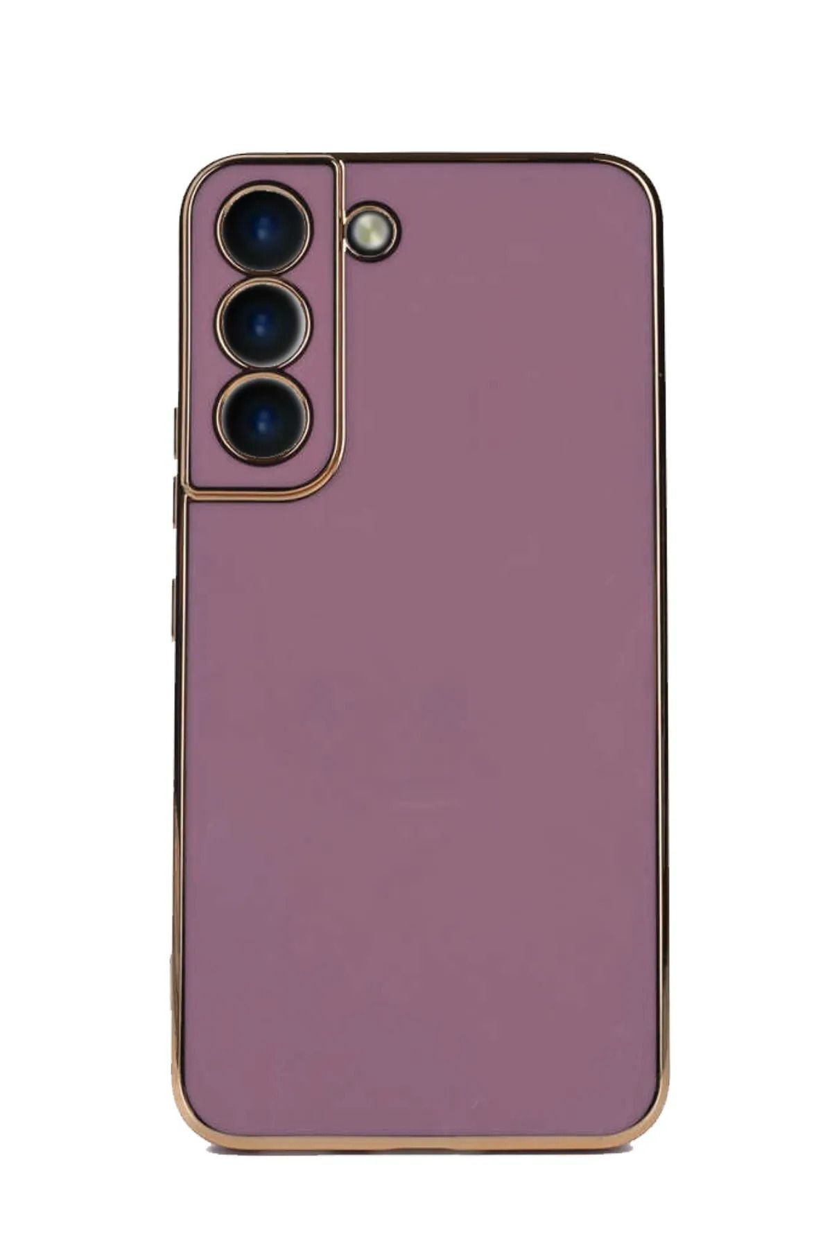 VAN LEEUWEN Samsung Galaxy S22 Uyumlu Kapak Kamera Korumalı Lazer Kesim Kenarları Renkli Lüx KılıfVan LEEUWEN
