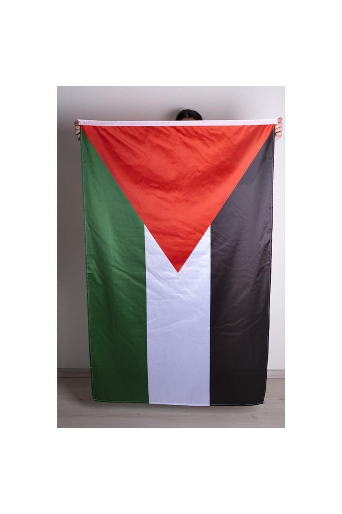ZC Bayrak 70x105 Filistin Milli Gönder Bayrağı Raşel Kumaş Dijital Baskı