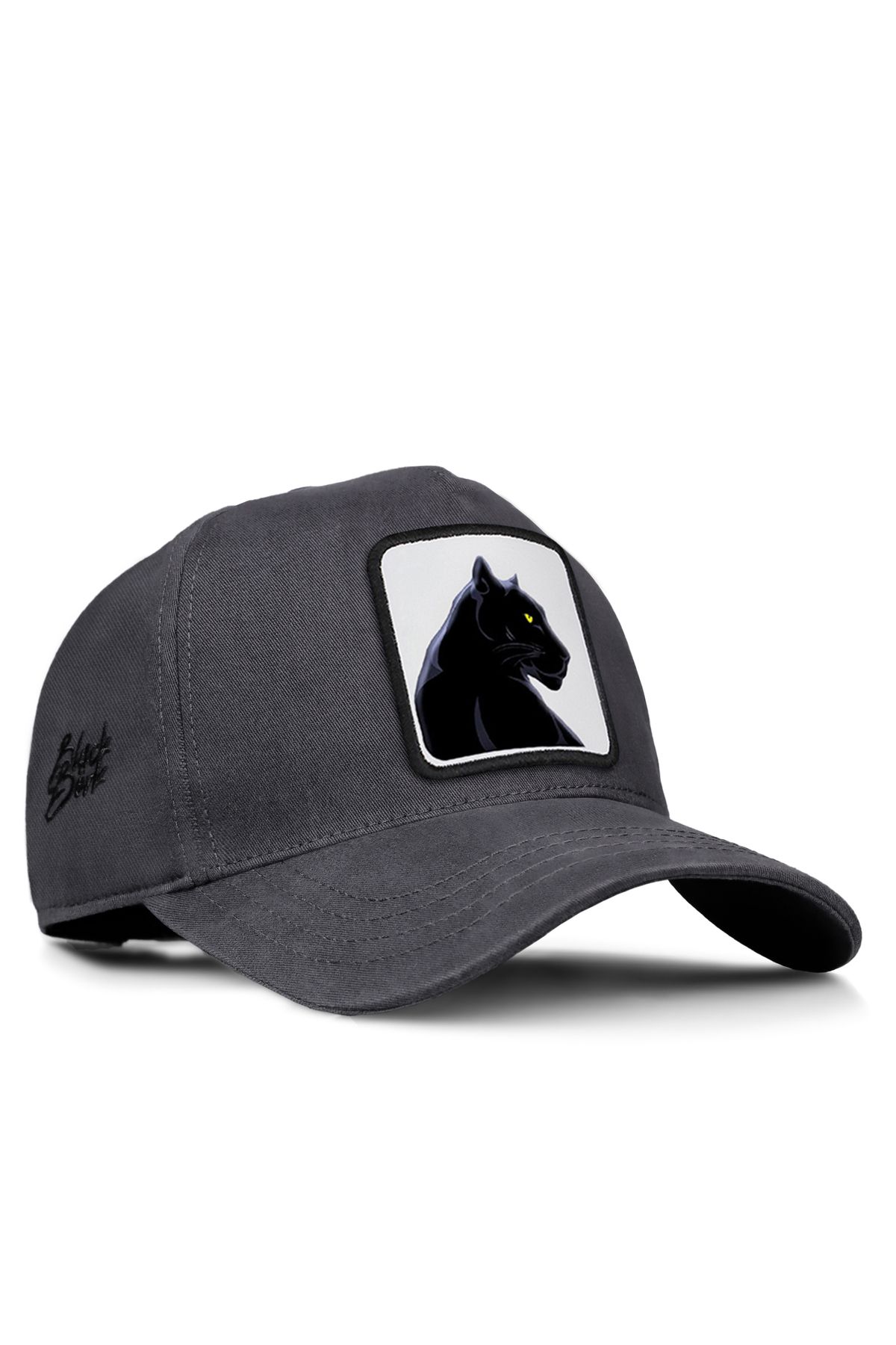 BlackBörk V1 Baseball Panter - 1bs Kod Logolu Unisex Antrasit Şapka (CAP)