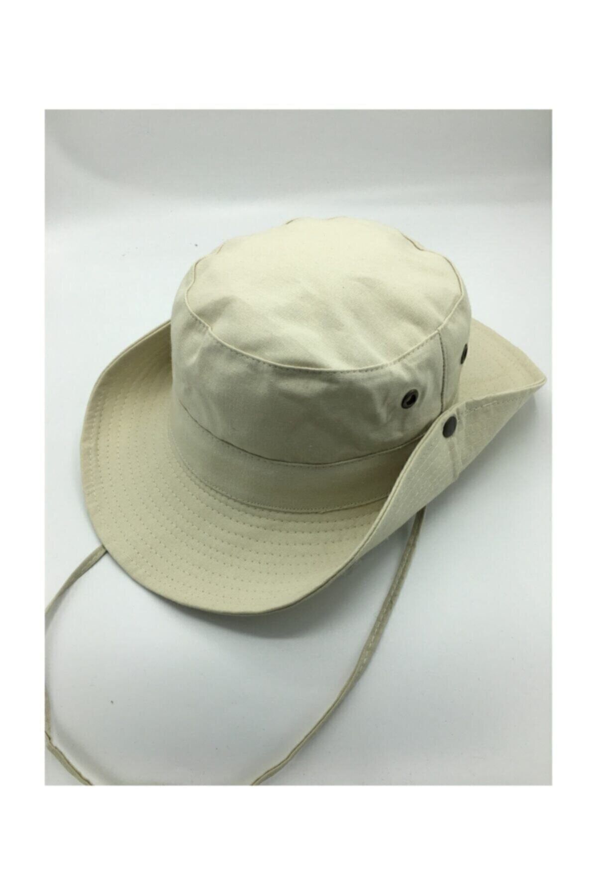GONCA ŞAPKA Yazlık Katlanabilir Safari Fötr Şapkası
