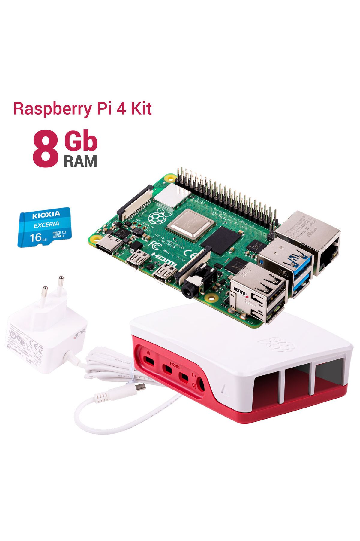 Raspberry Pi 4 8gb Başlangıç Kiti