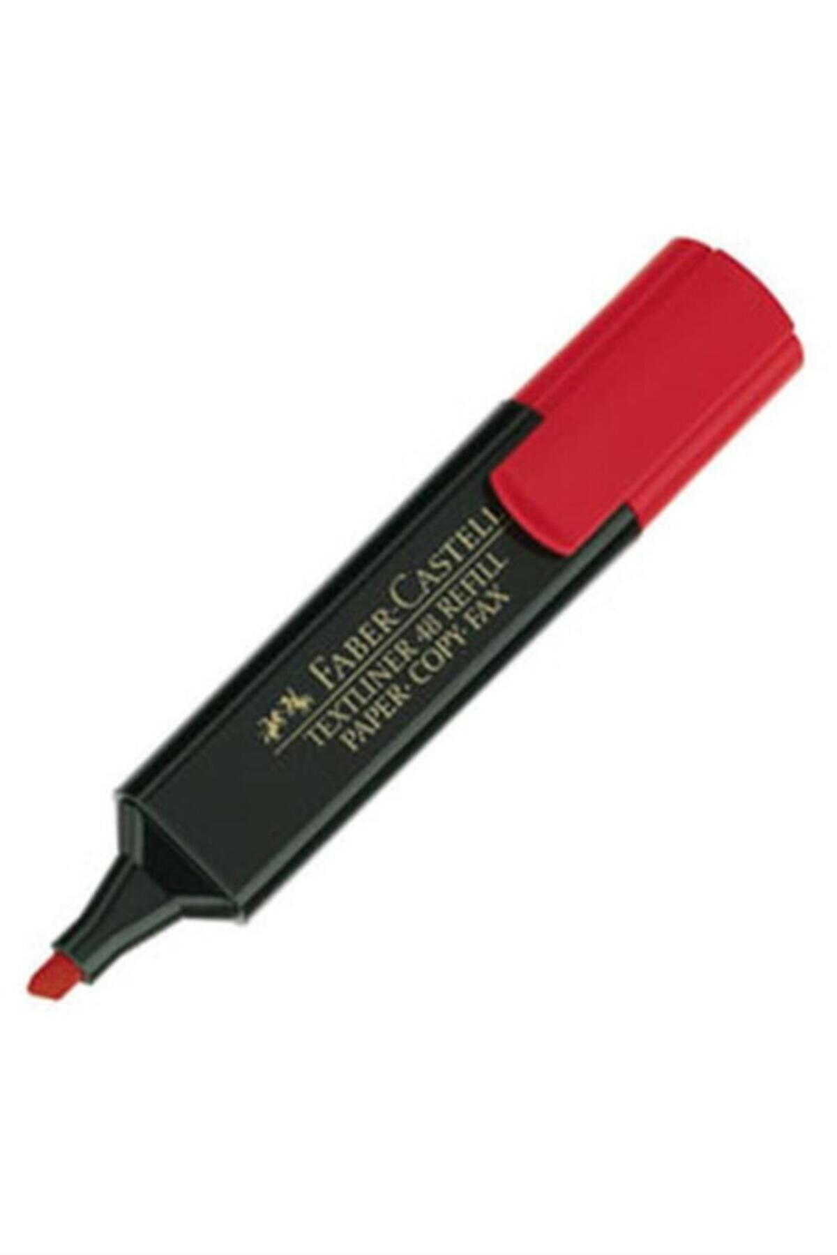 Faber Castell Fosforlu Kalem Renk Çeşitleri Kırmızı