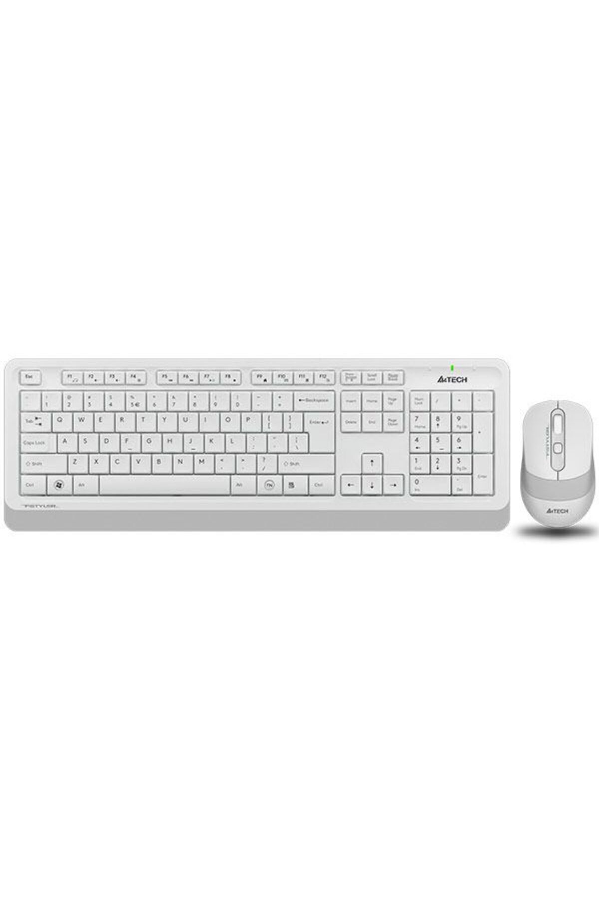 A4 Tech Fg1010 K.suz Qklavye-mouse Set,beyaz