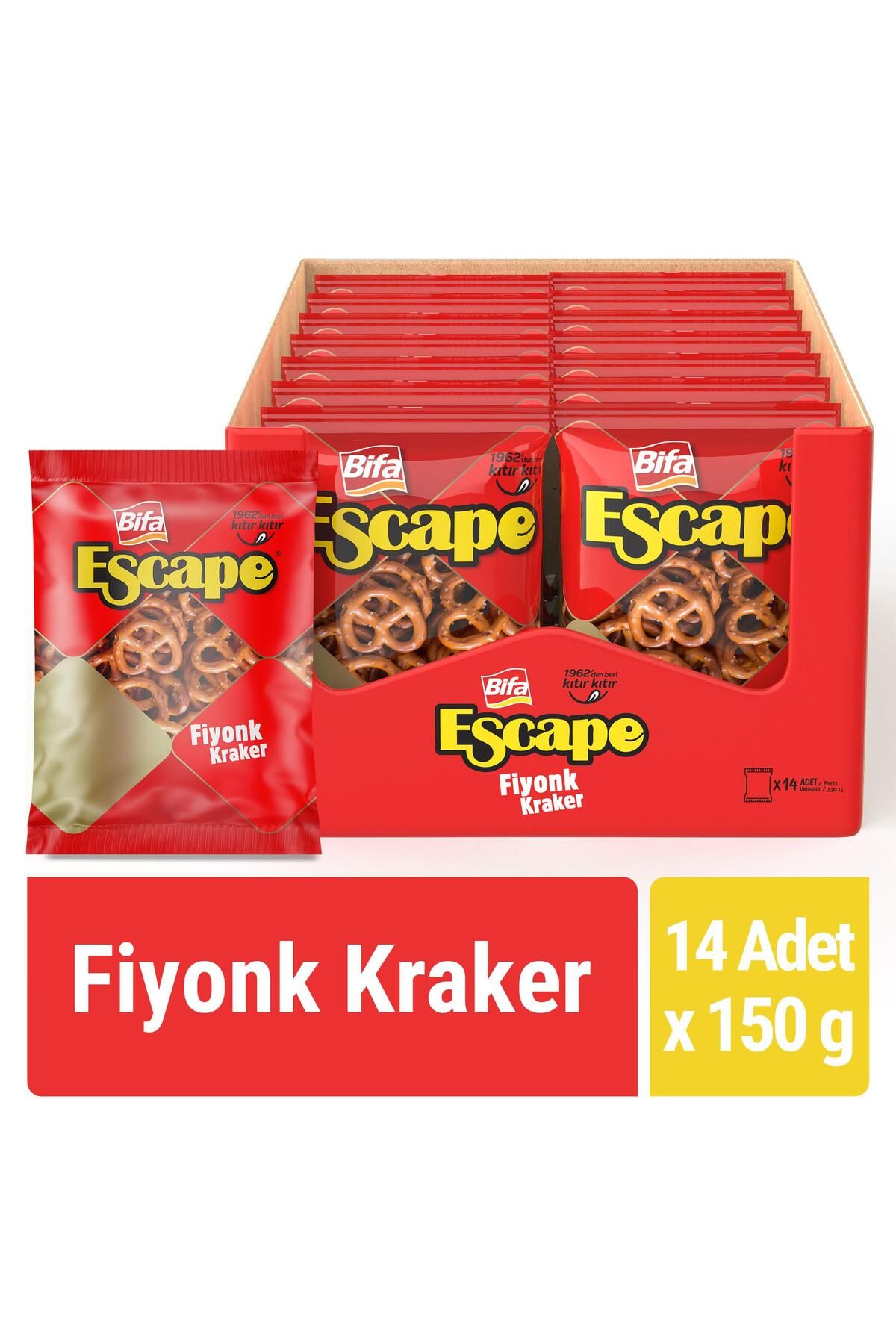 Bifa Escape Fiyonk Kraker 150 gr X 14 Adet