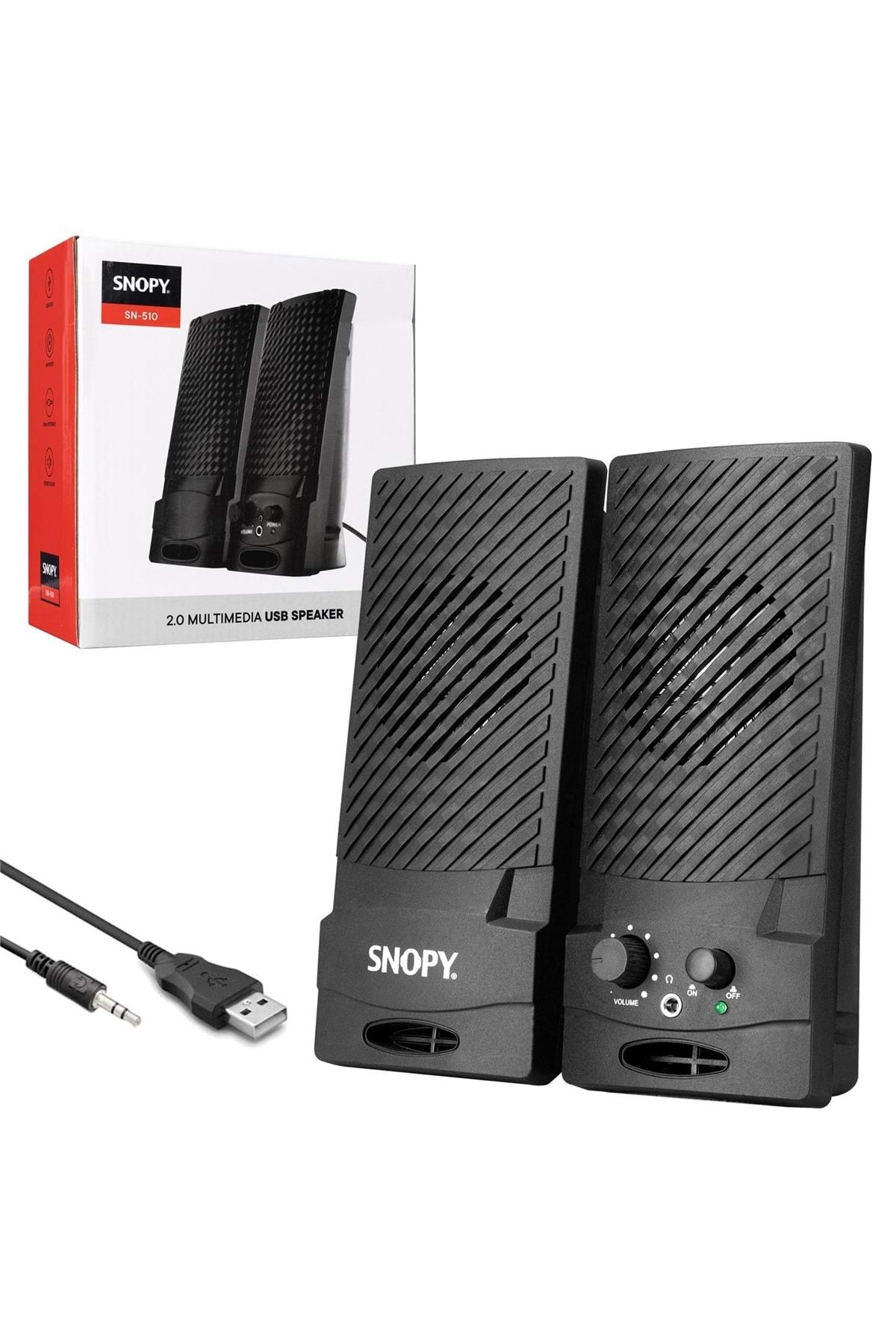 Snopy SES SİSTEMİ PC 1+1 USB 3.5MM JACK SNOPY SN-510