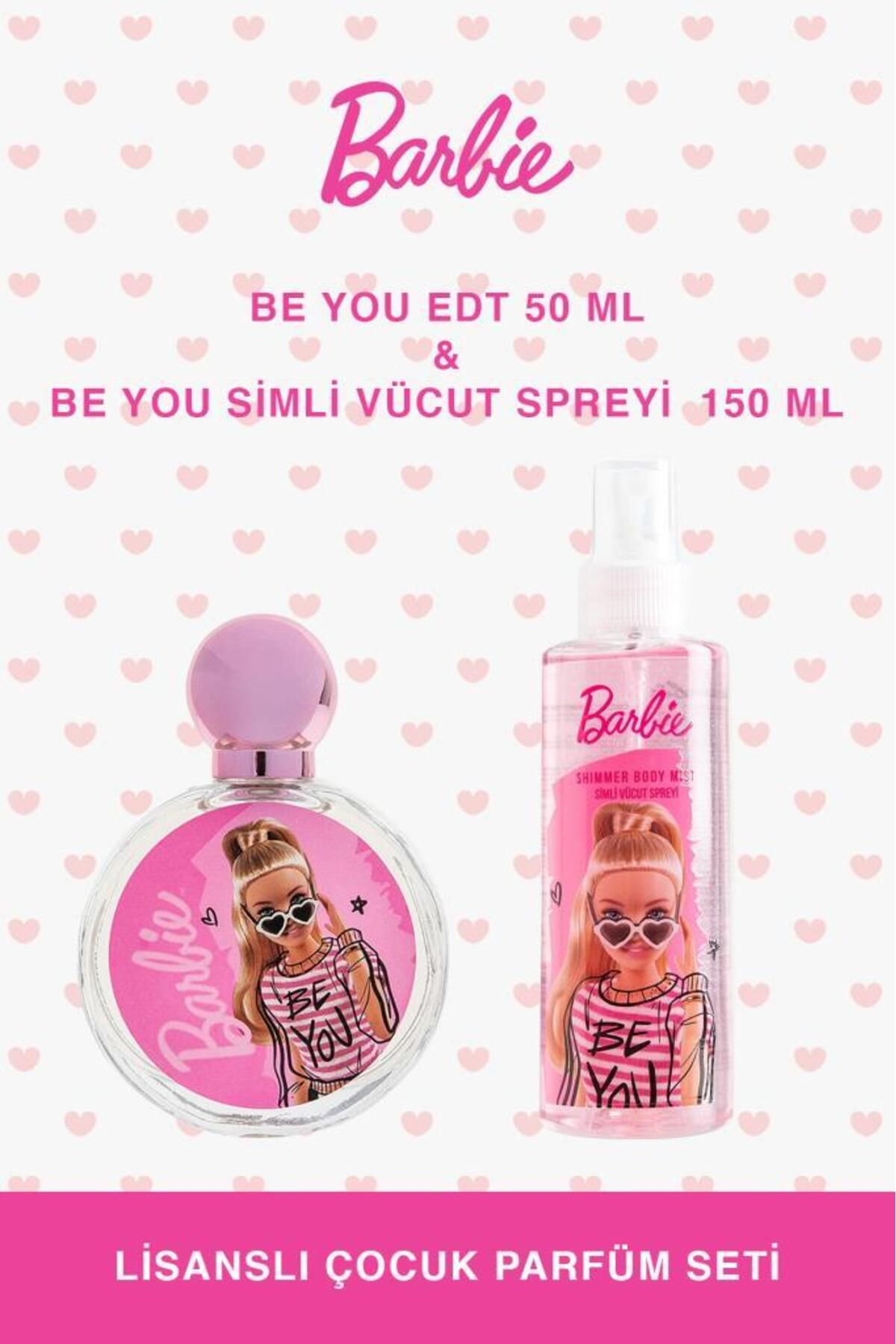 Barbie Kız Çocuk Parfüm ve Vücut Spreyi Seti