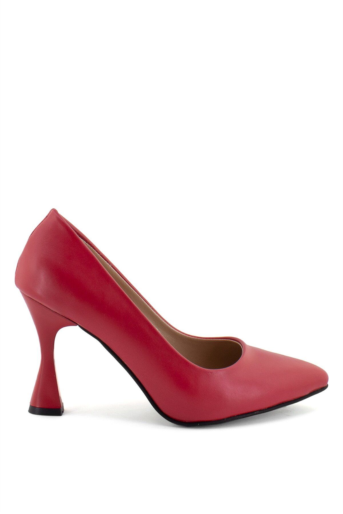 Ayakkabı Fuarı Elit Mst1337c Kadın Stiletto Kırmızı