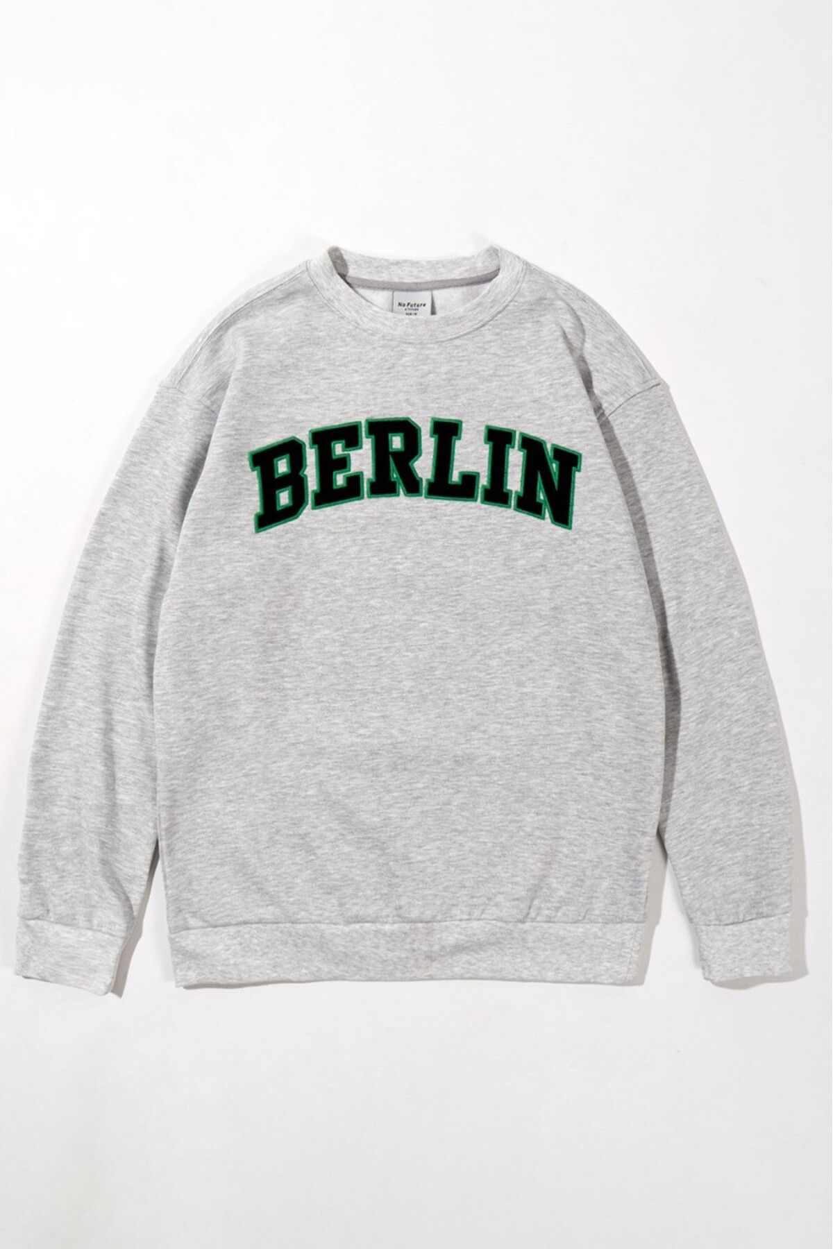 No Future Berlin Erkek Sweatshirt Nf0521gr