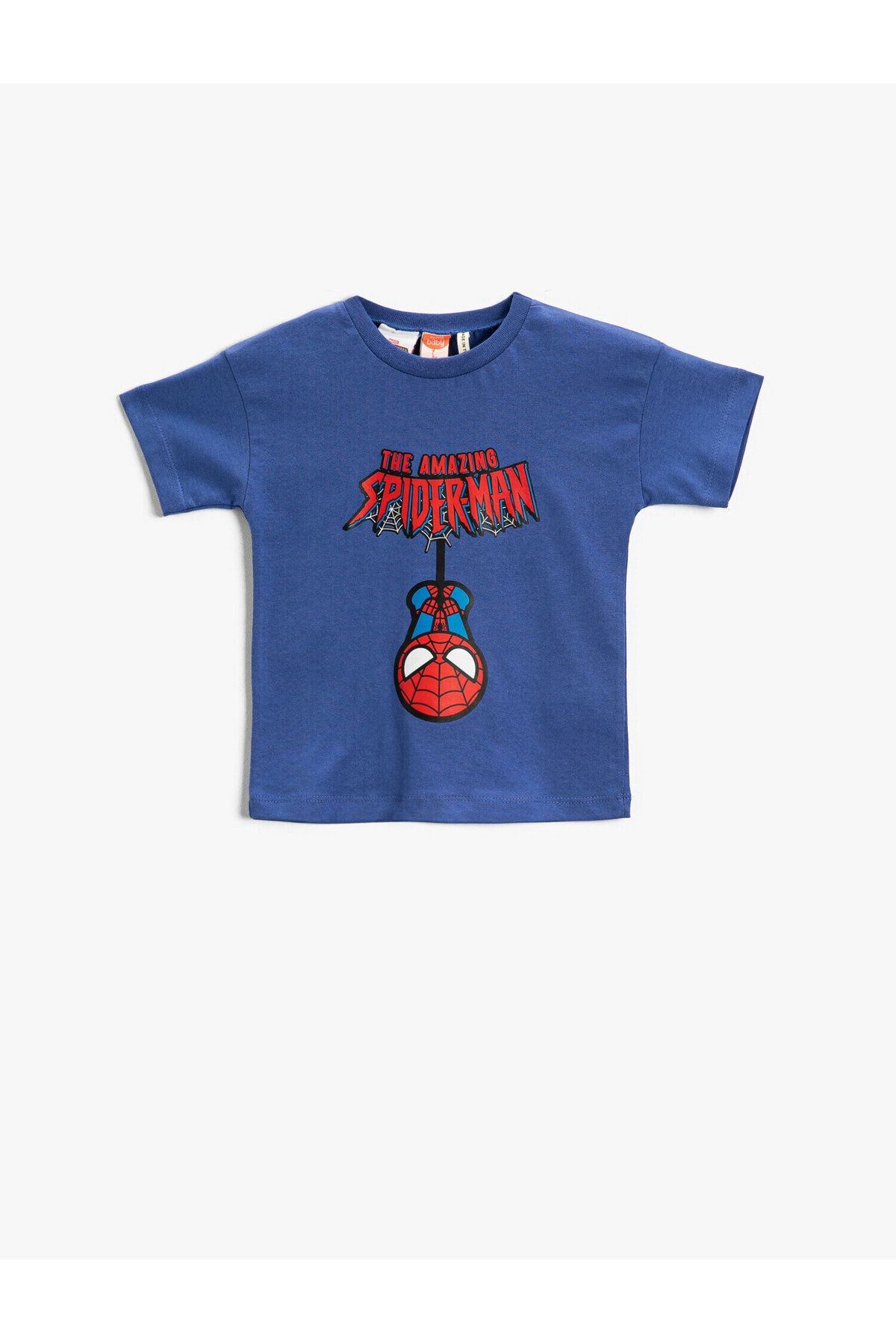 Koton Spiderman Lisanslı Kısa Kollu Tişört Pamuklu