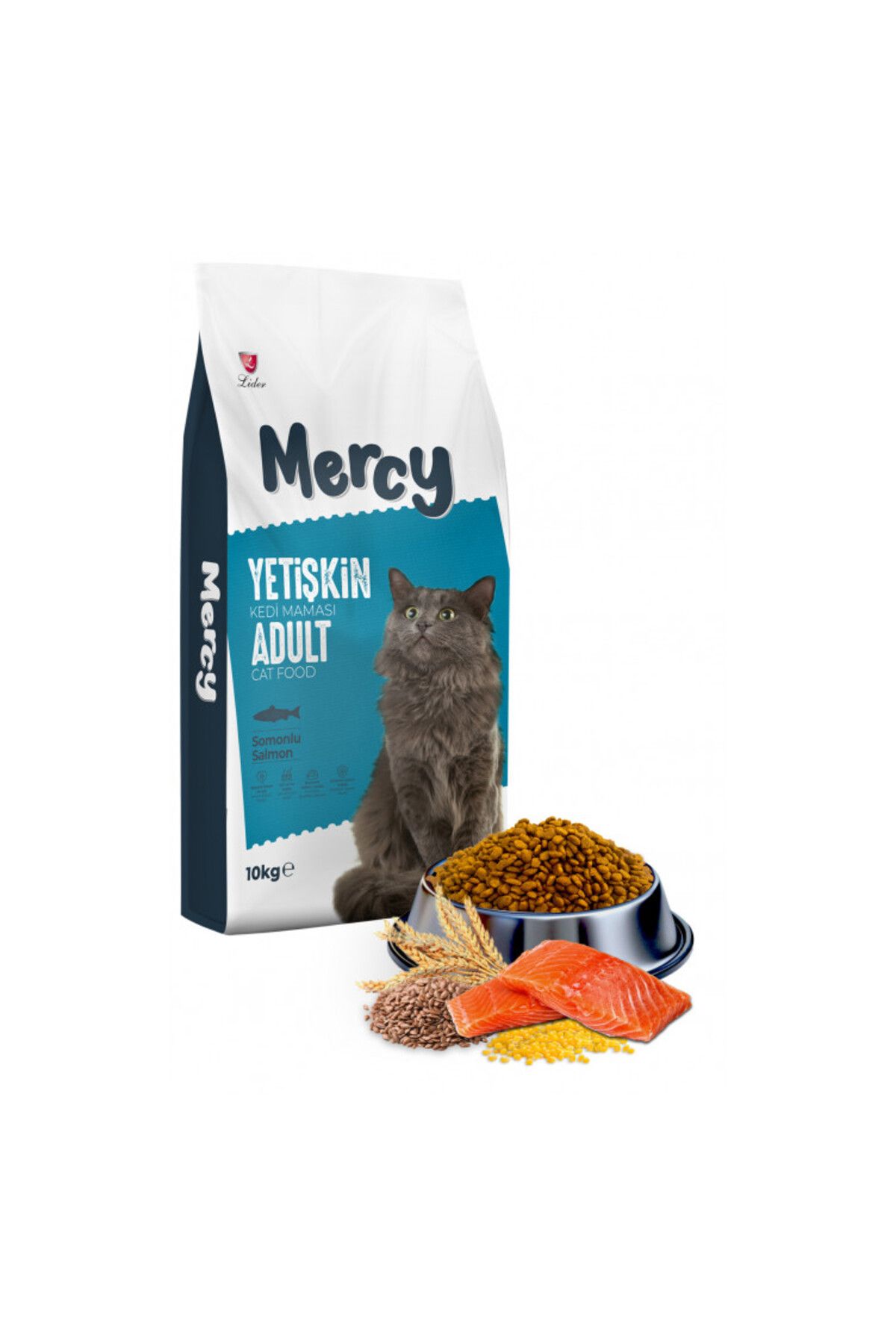 Mercy Somonlu Yetişkin Kedi Maması 10 Kg