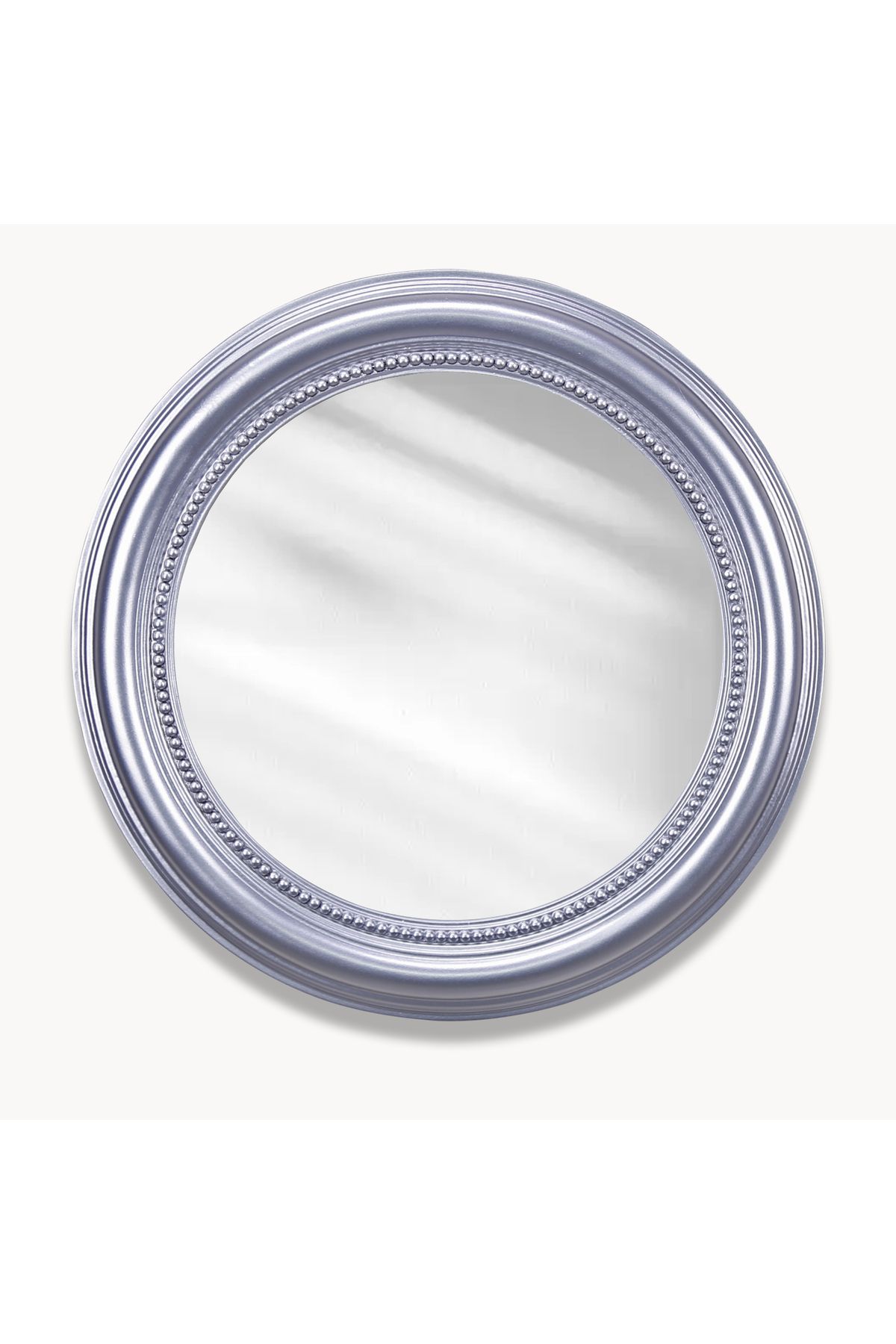 Selim Round Ayna Gümüş