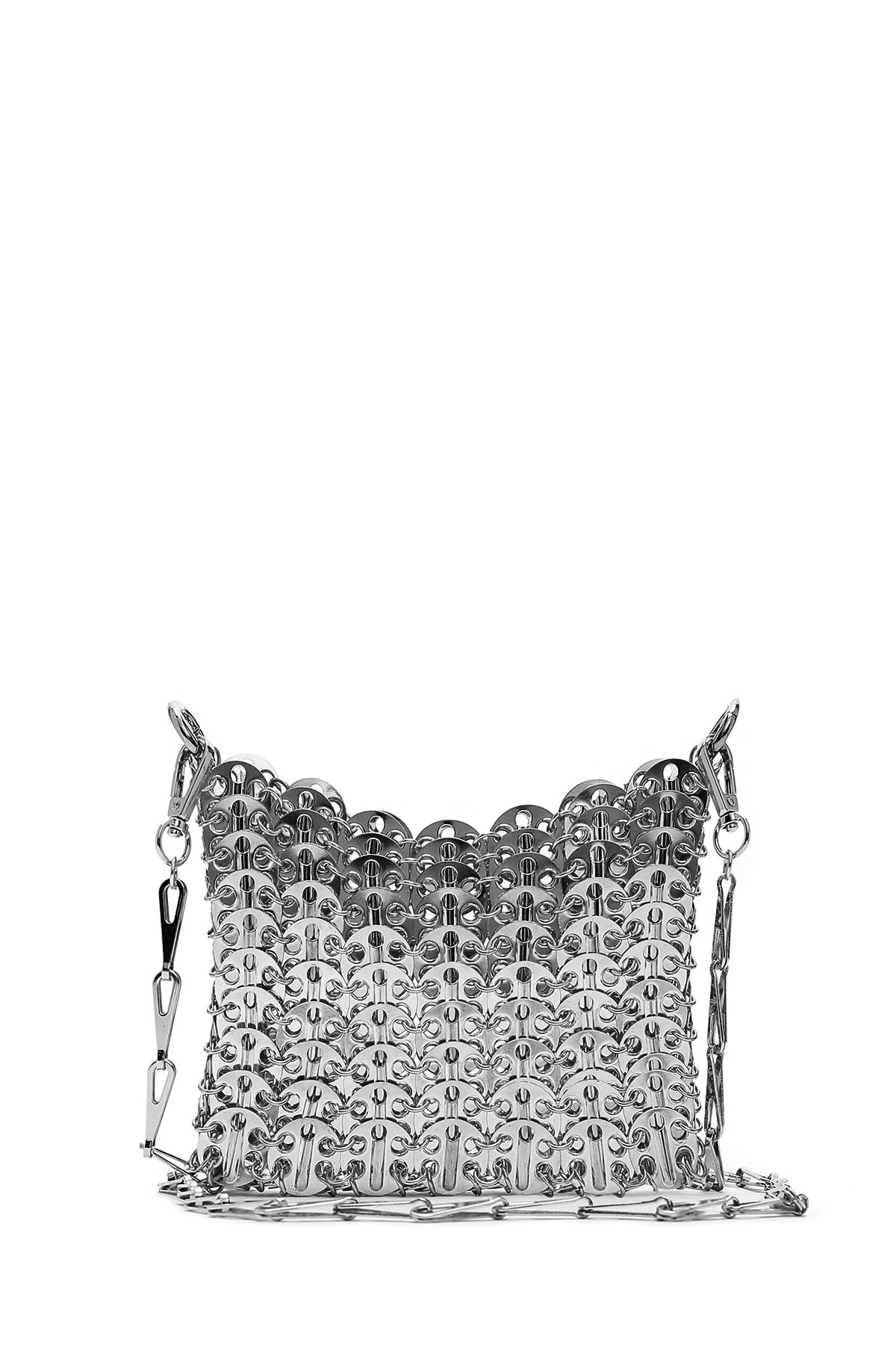 Derimod Kadın Gümüş Metal Detaylı Çapraz Çanta
