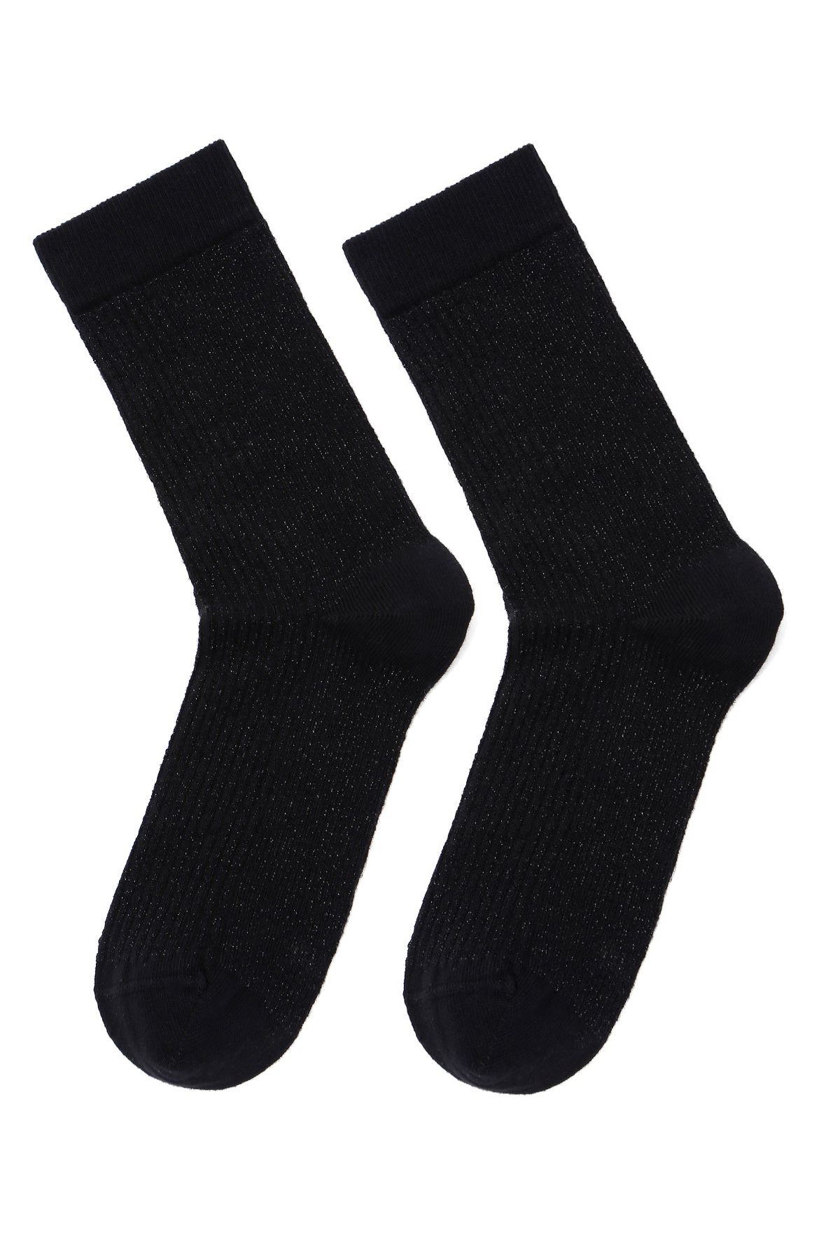 Derimod Kadın Siyah Pamuk Çorap