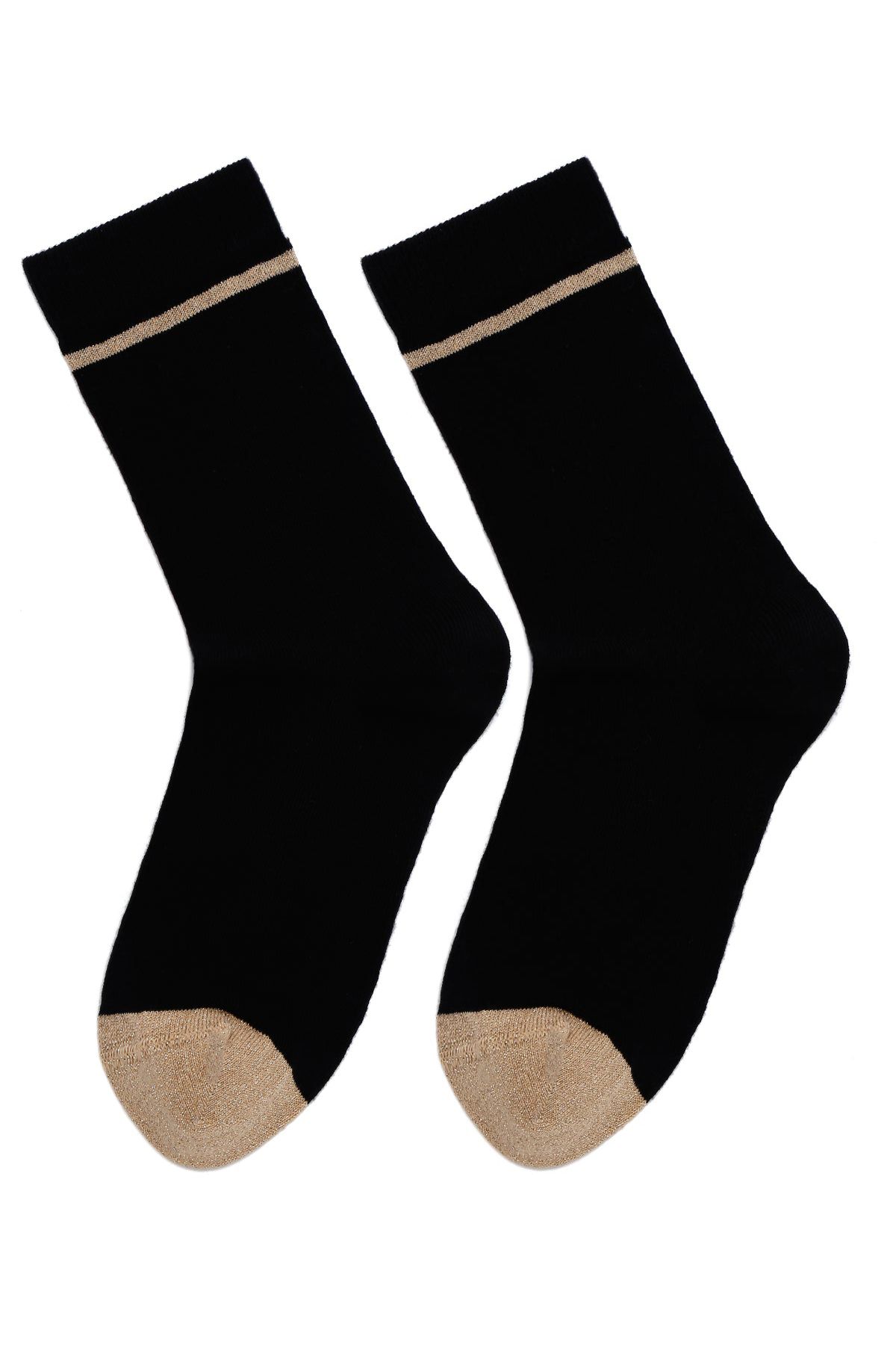 Derimod Kadın Siyah Pamuklu Çorap