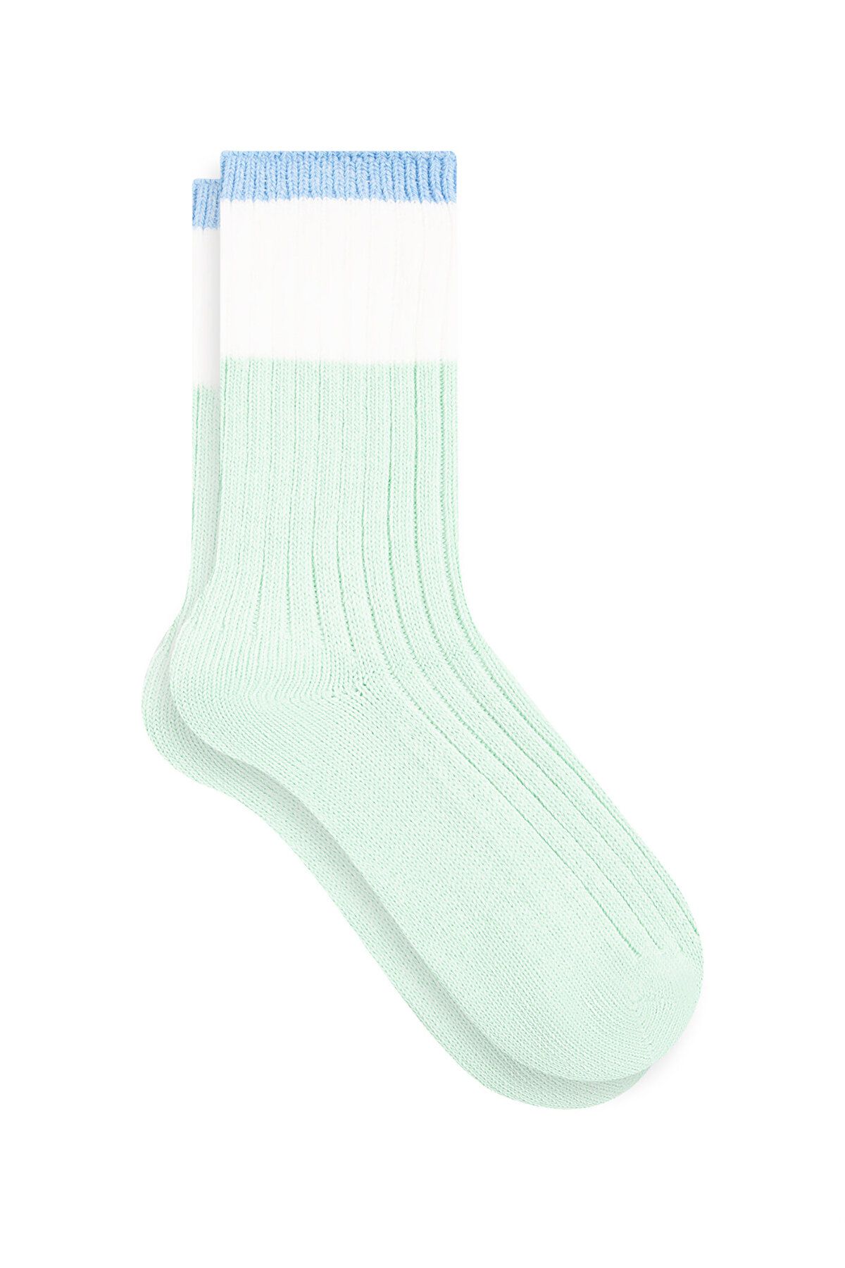 Mavi Yeşil Bot Çorabı 1911896-82954