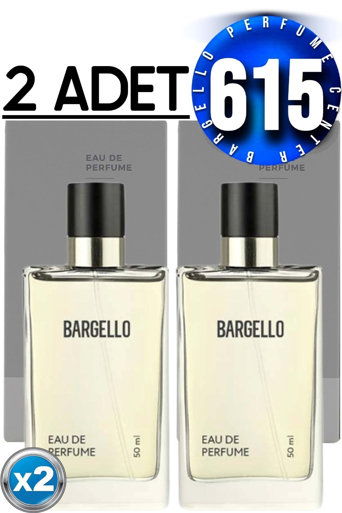 Bargello 615 Edp Fresh Erkek Parfüm 2 Adet 50 ml