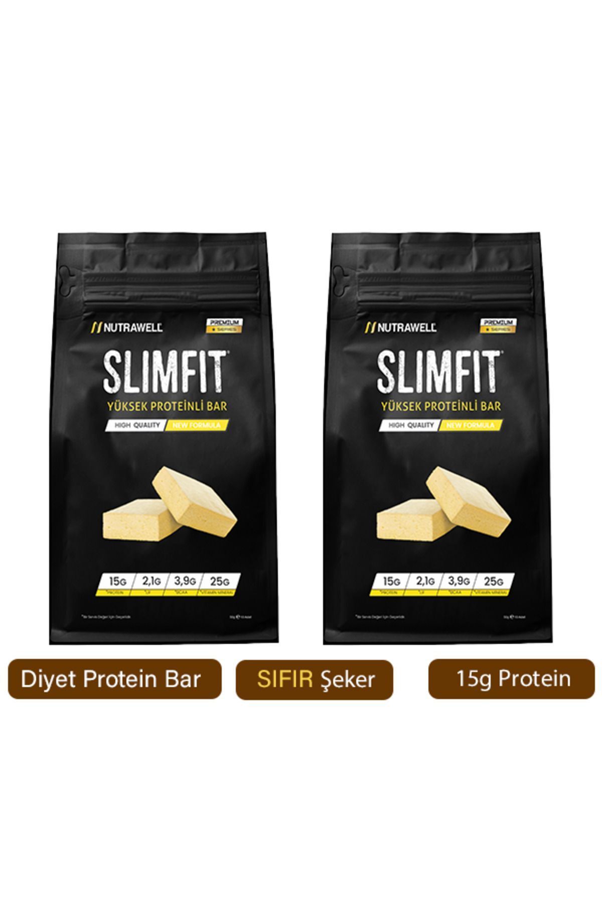 Slimfit Diyet Protein Bar Limonlu - 20 Adet - 1000gr