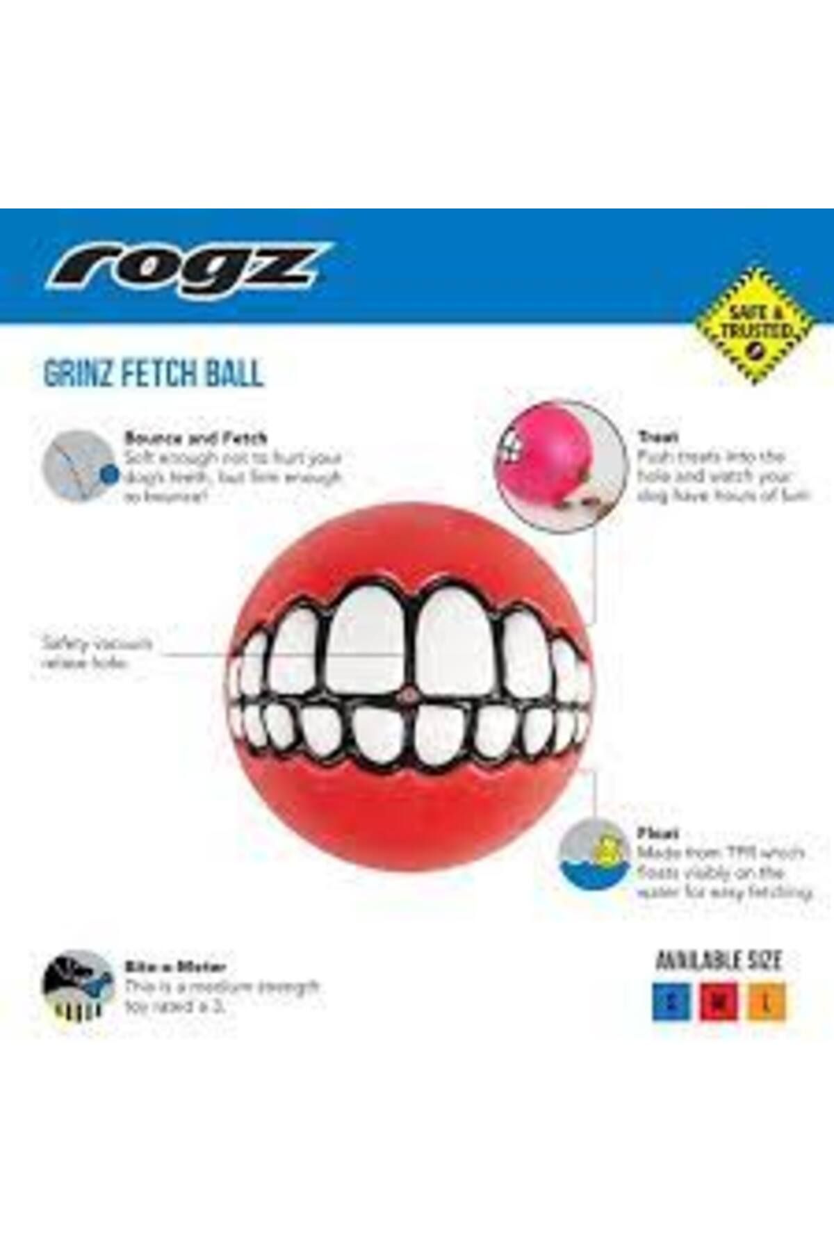 Rogz Dog Toys gr 02 Medium Red