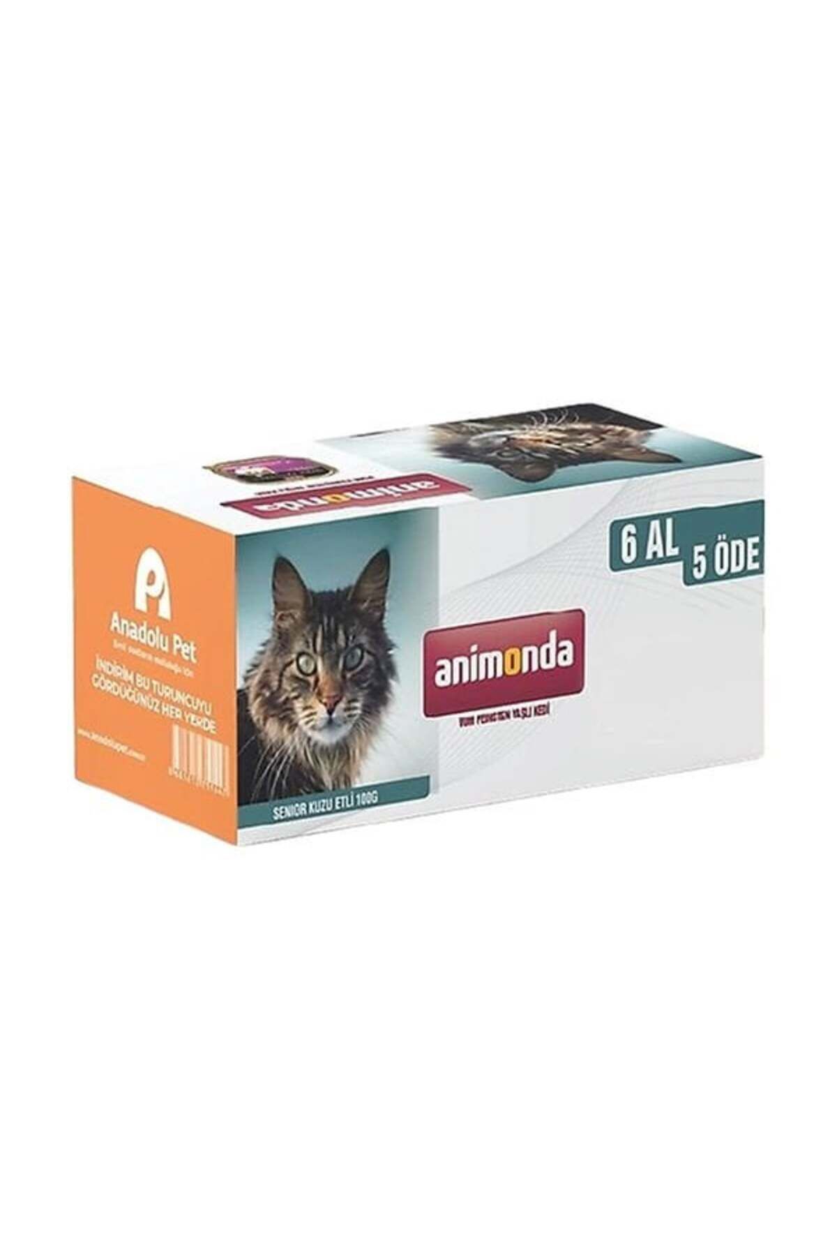 Animonda Vom Feinsten Karışık Yaşlı Konserve Kedi Maması 100 gr 6 Al 5 Öde