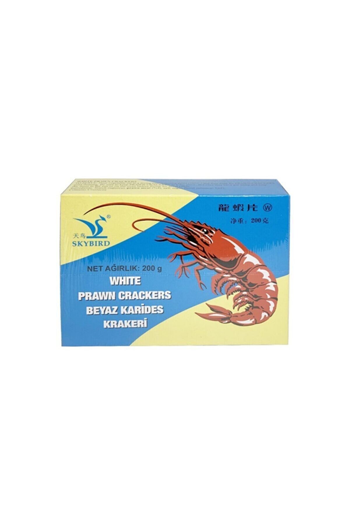 SKYBIRD Beyaz Karides Kraker 200g White Prawn Crackers Expiry Date 16