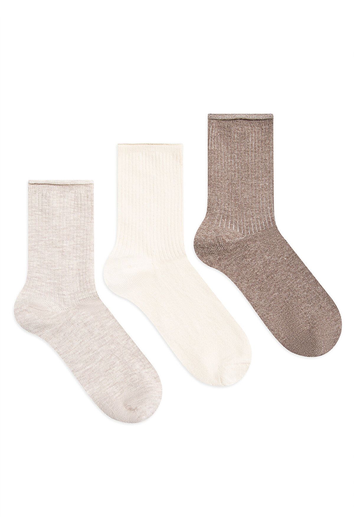 Mavi 3lü Soket Çorap Seti 1912076-80084