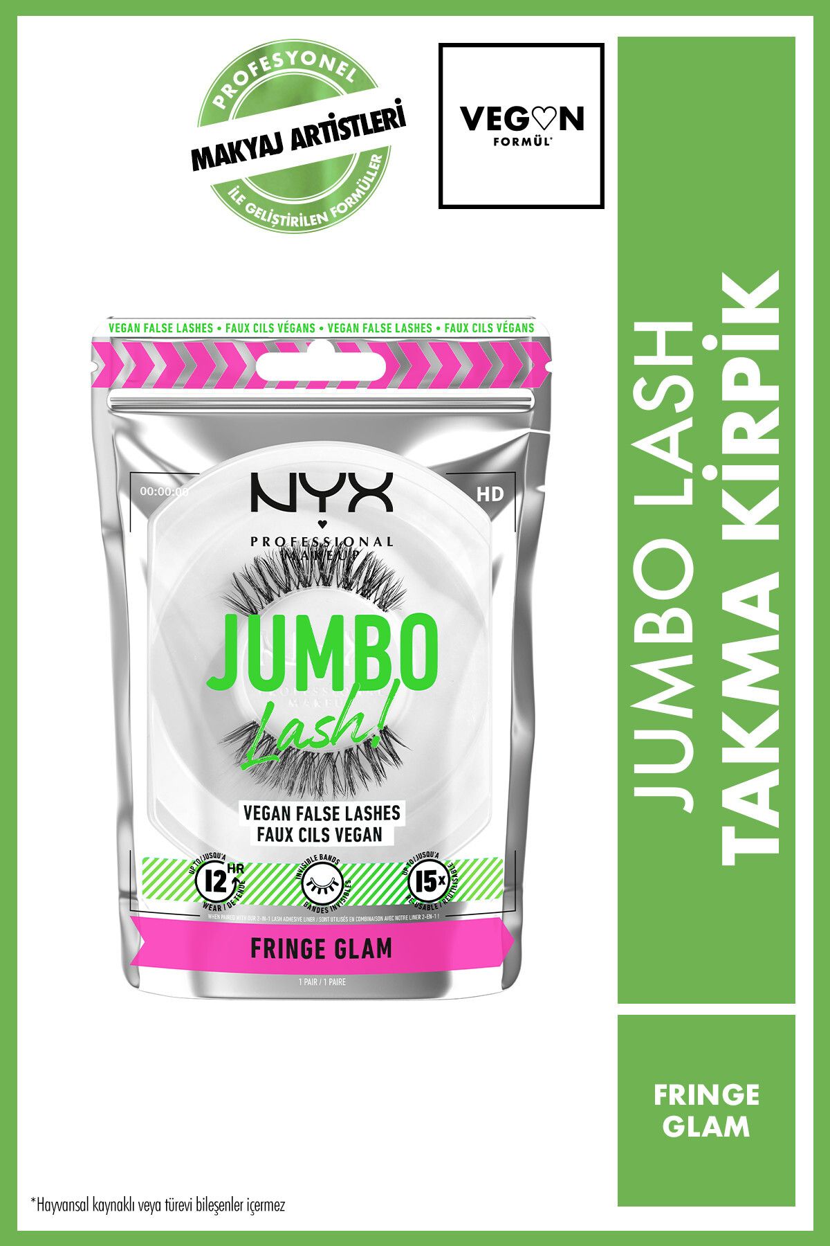 NYX Professional Makeup Jumbo Lash Takma Kirpik - Fringe Glam