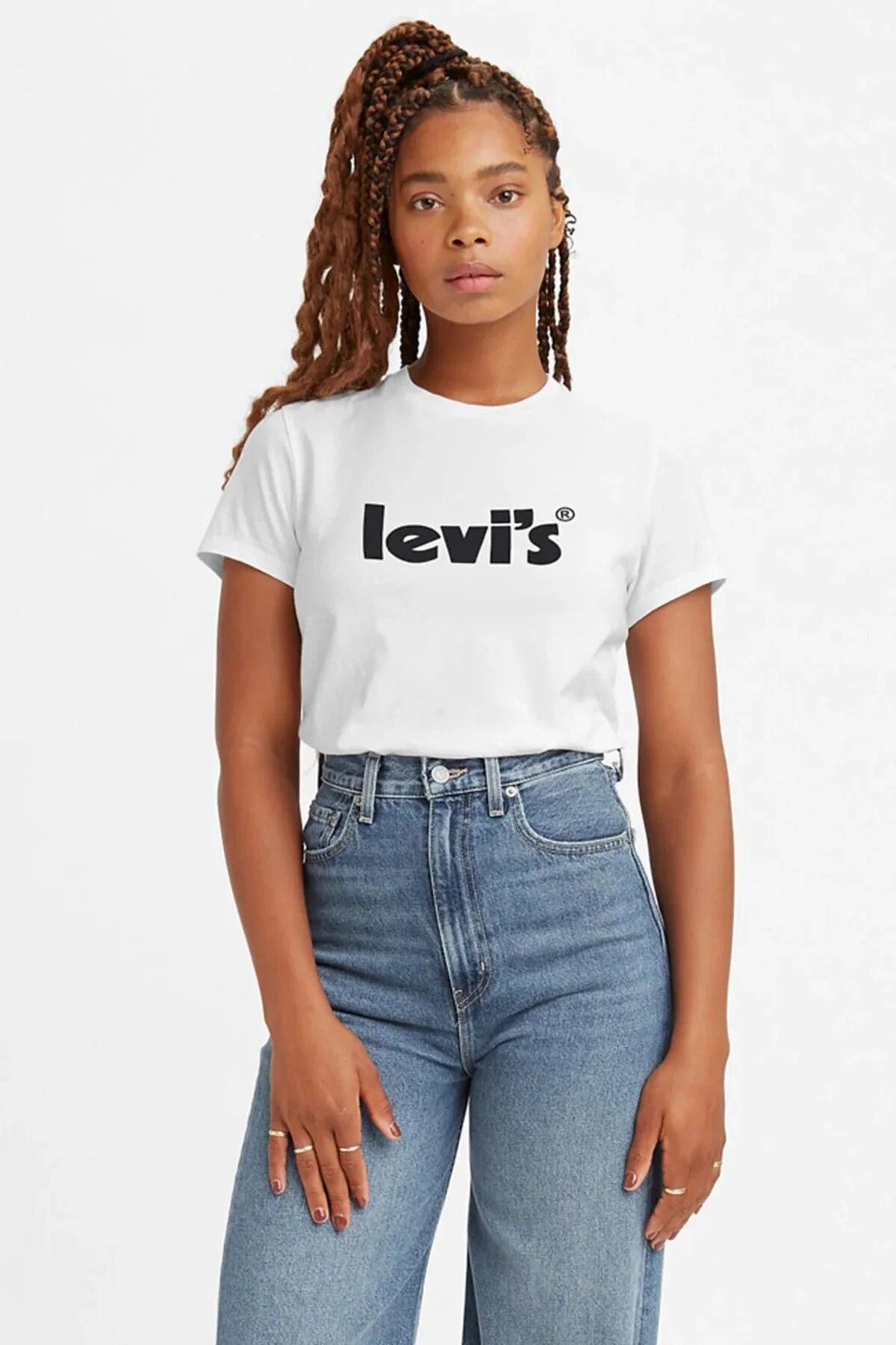 Levi's T-shirt Kırık Beyaz L Beden
