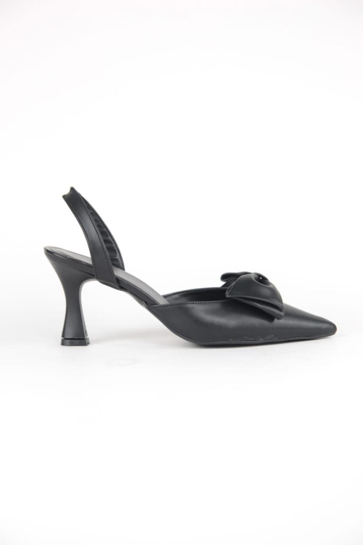 Gökhan Talay Kadın Fiyonk Detaylı Topuklu Ayakkabı