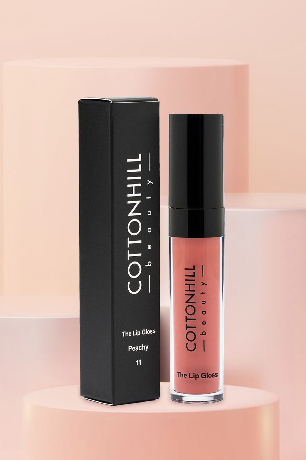 Cottonhill Beauty The Lip Gloss Super Stay Uzun Süre Kalıcı Likit Mat Ruj 11 Peachy