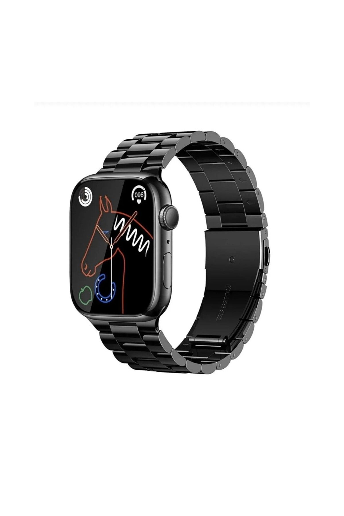 Winex Mobile Winex Watch 8 WS92 Max Amoled Ekran Android İos HarmonyOs Uyumlu Akıllı Saat Siyah