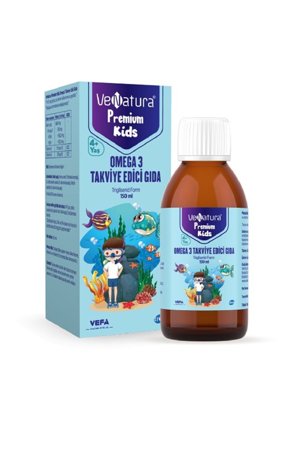 Venatura Premium Kids Omega 3 Şurup 150 ml