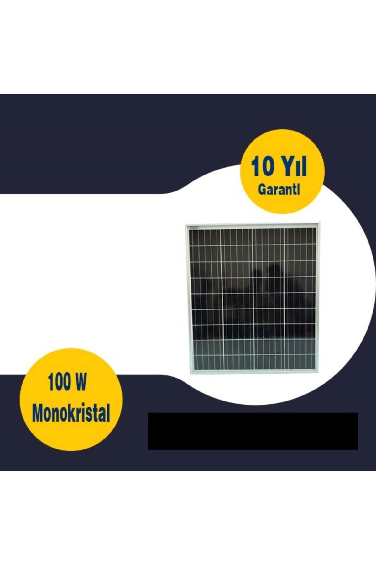 Gesper Enerji Gepser 100 Watt Monokristal Güneş Paneli